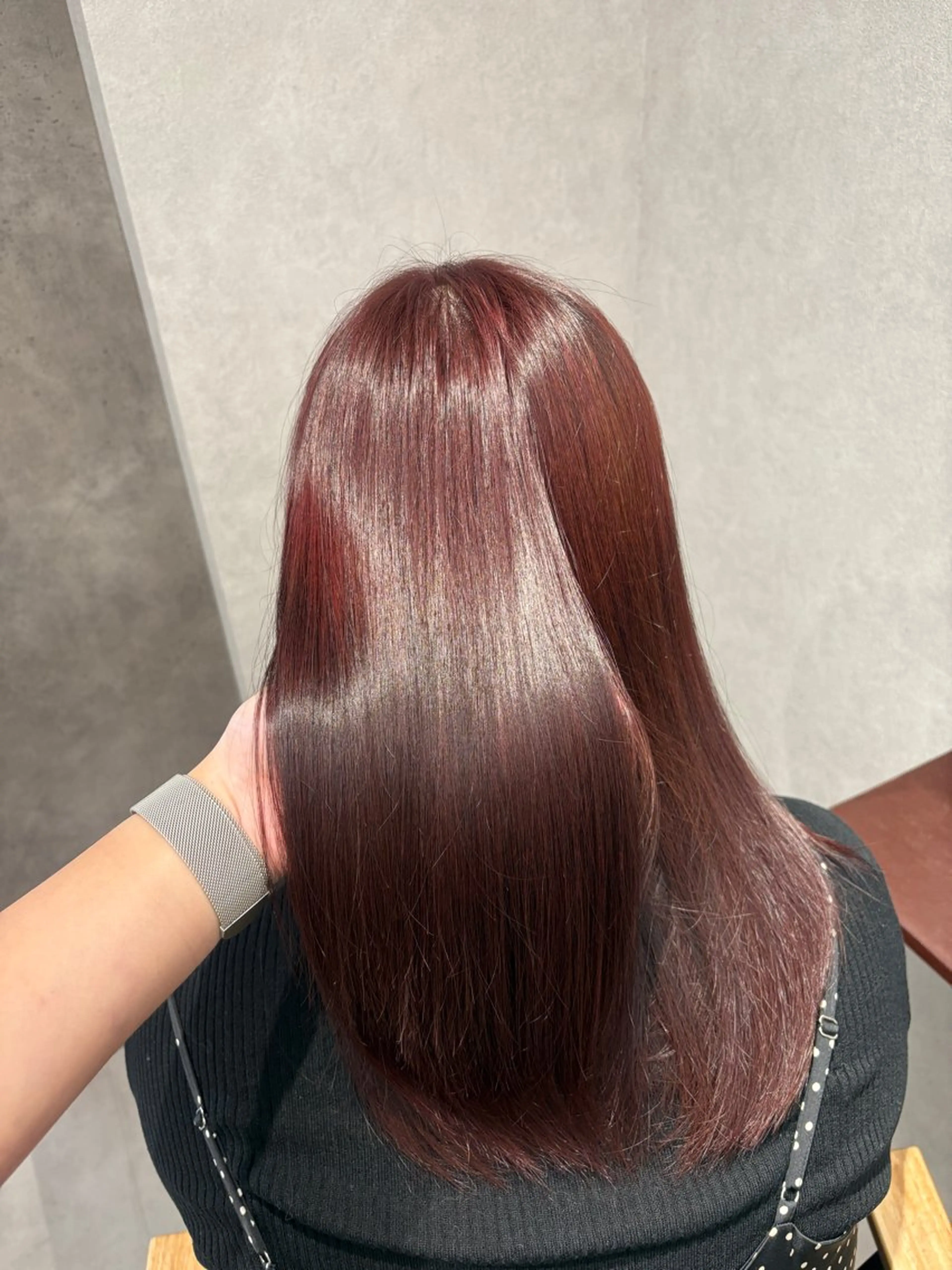 セミロング カラー ヘアカラー 透明感カラー ／kana‎🤍のヘアスタイル