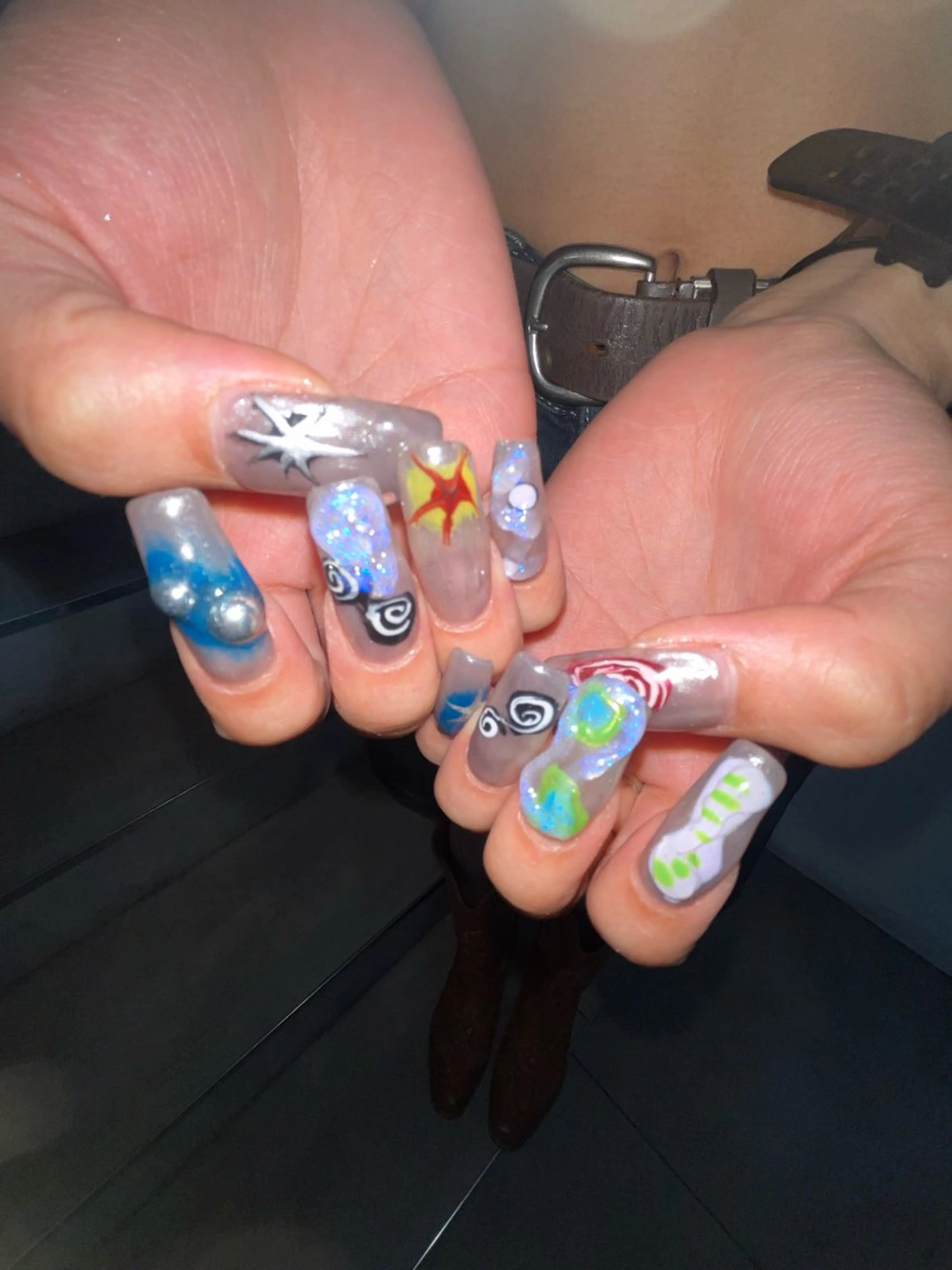 ネイル 🎀ボブ＋ハイトーン シュカ👶🏻のヘアスタイル