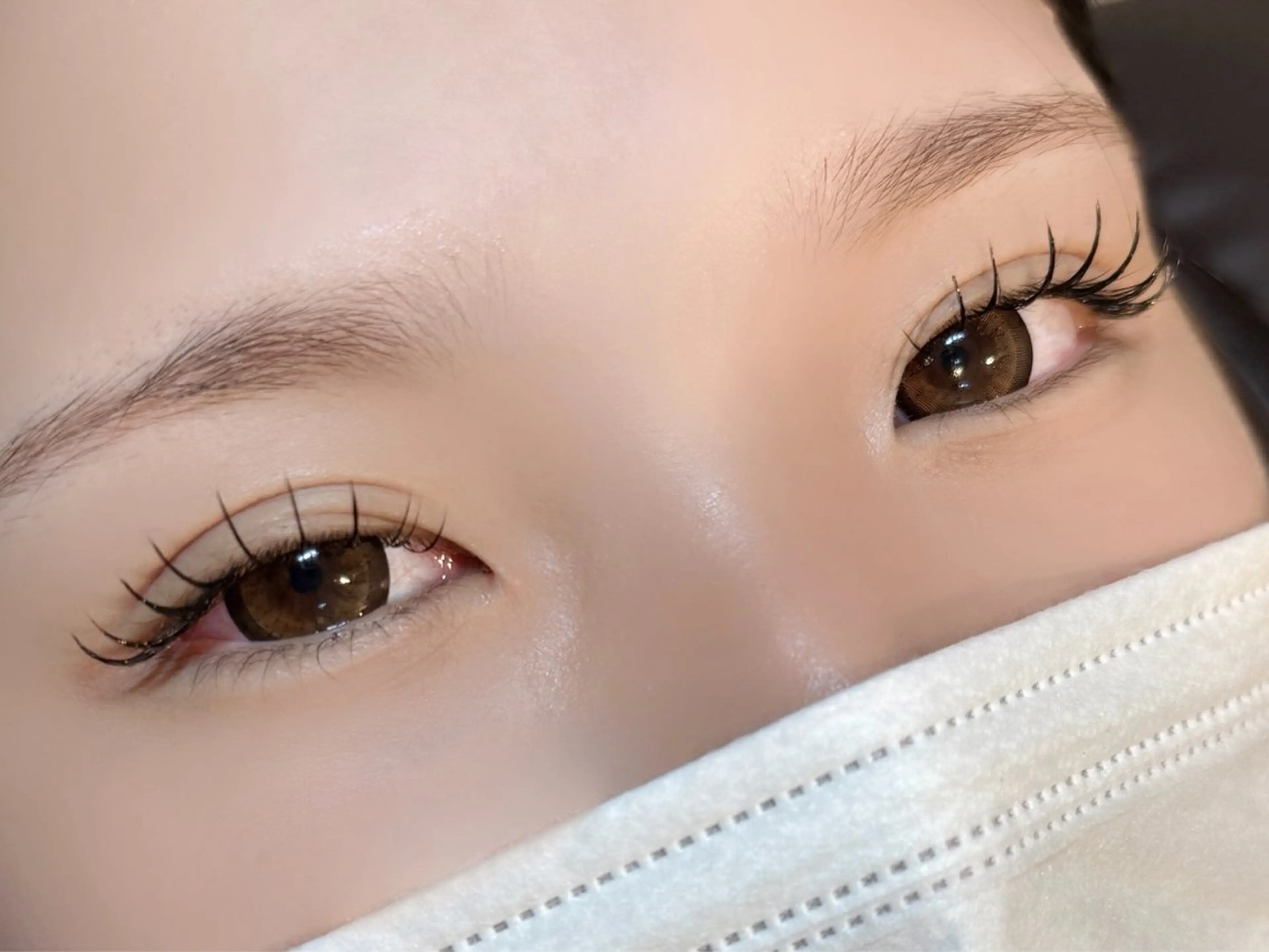 マツエク・マツパ フラットラッシュ KUON NOA <3のマツエク・マツパデザイン