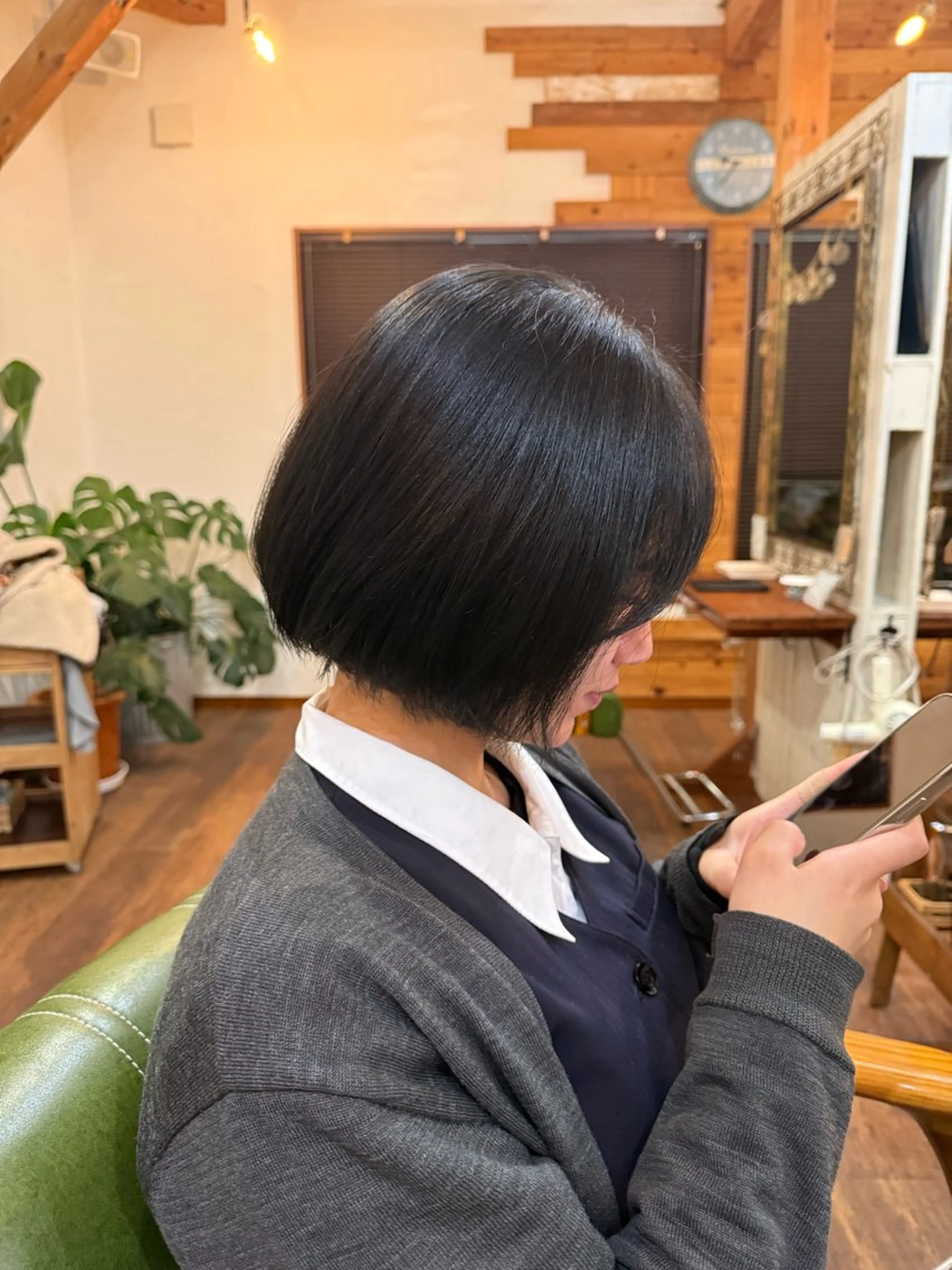 縮毛矯正 秋葉 陸のヘアスタイル