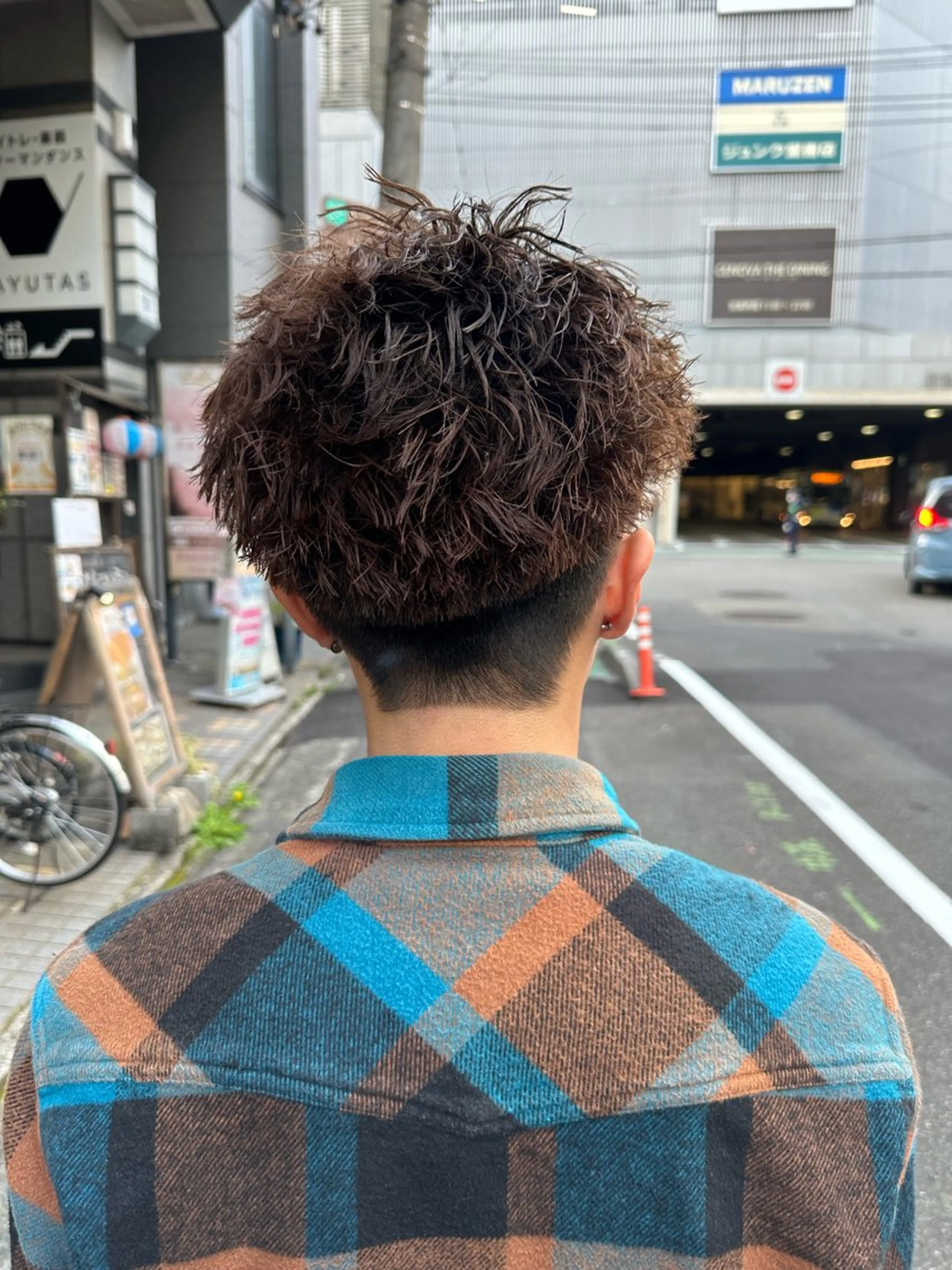 ショート パーマ メンズ メンズパーマ スパイキーショート 刈り上げ ショートヘア メンズヘア静岡 ✂︎Ryuheiのヘアスタイル