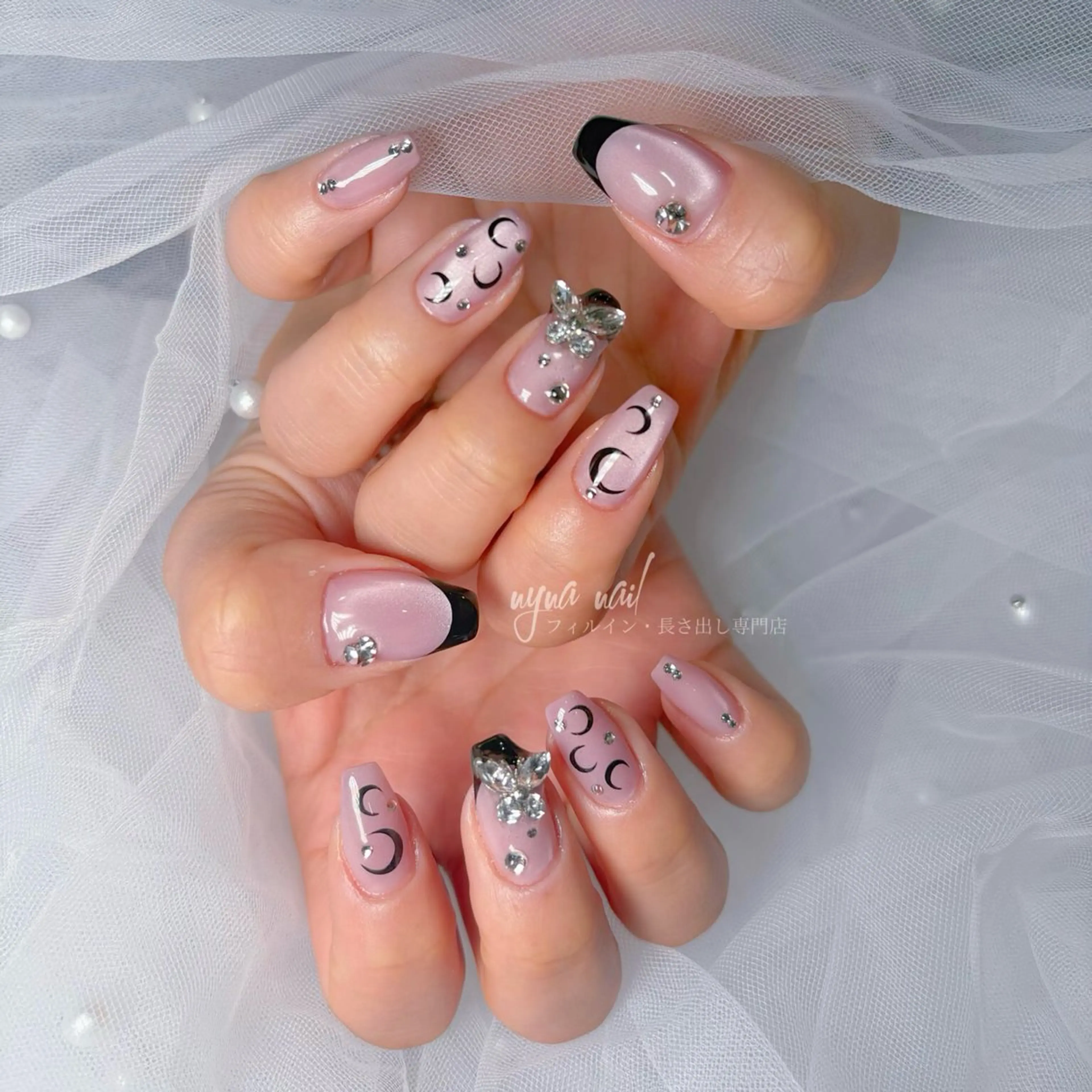 ネイル ハンドネイル 長さ出し専門 nynaのネイルデザイン