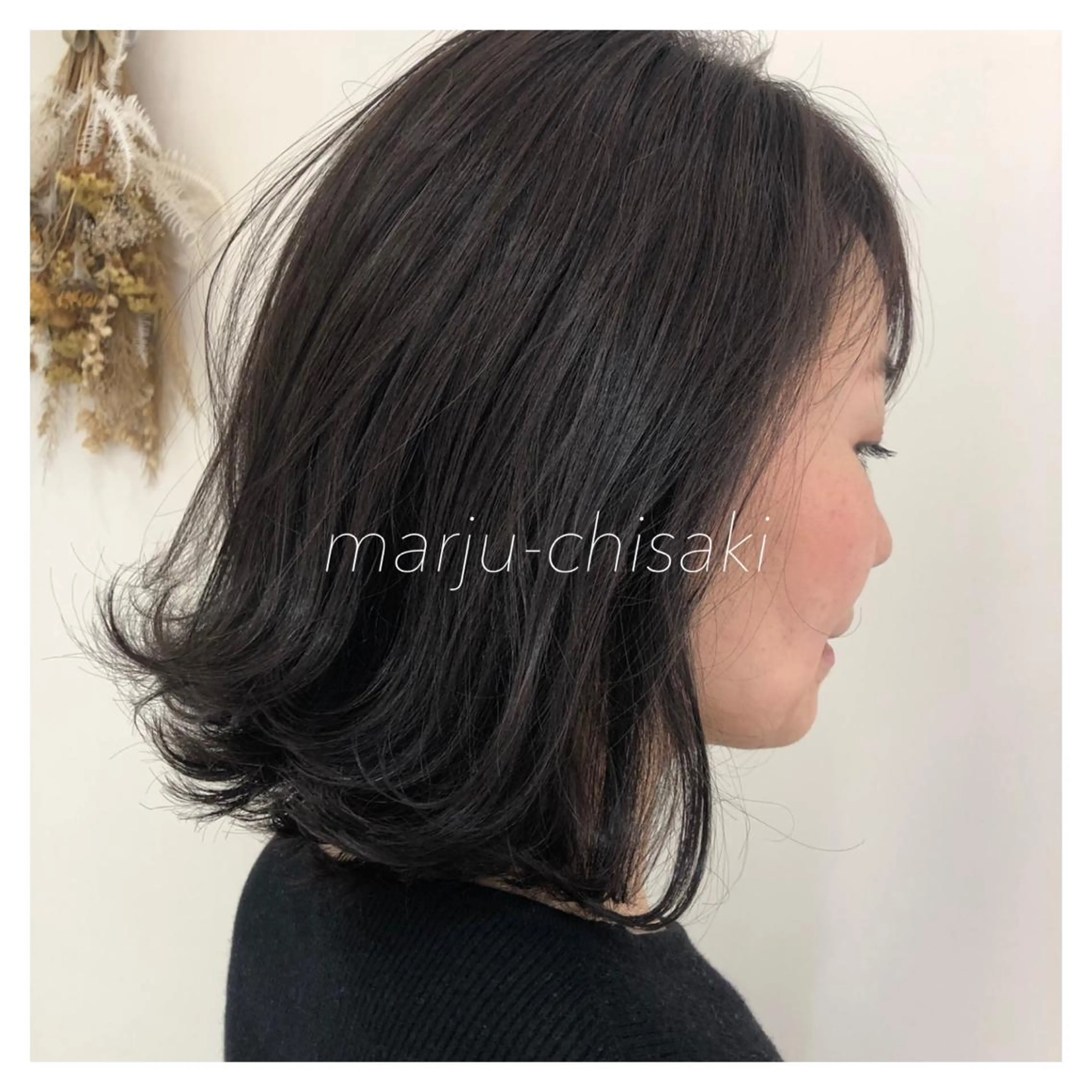 ヘアカラー トリートメント レイヤーカット/ ハイライト　千咲季のヘアスタイル