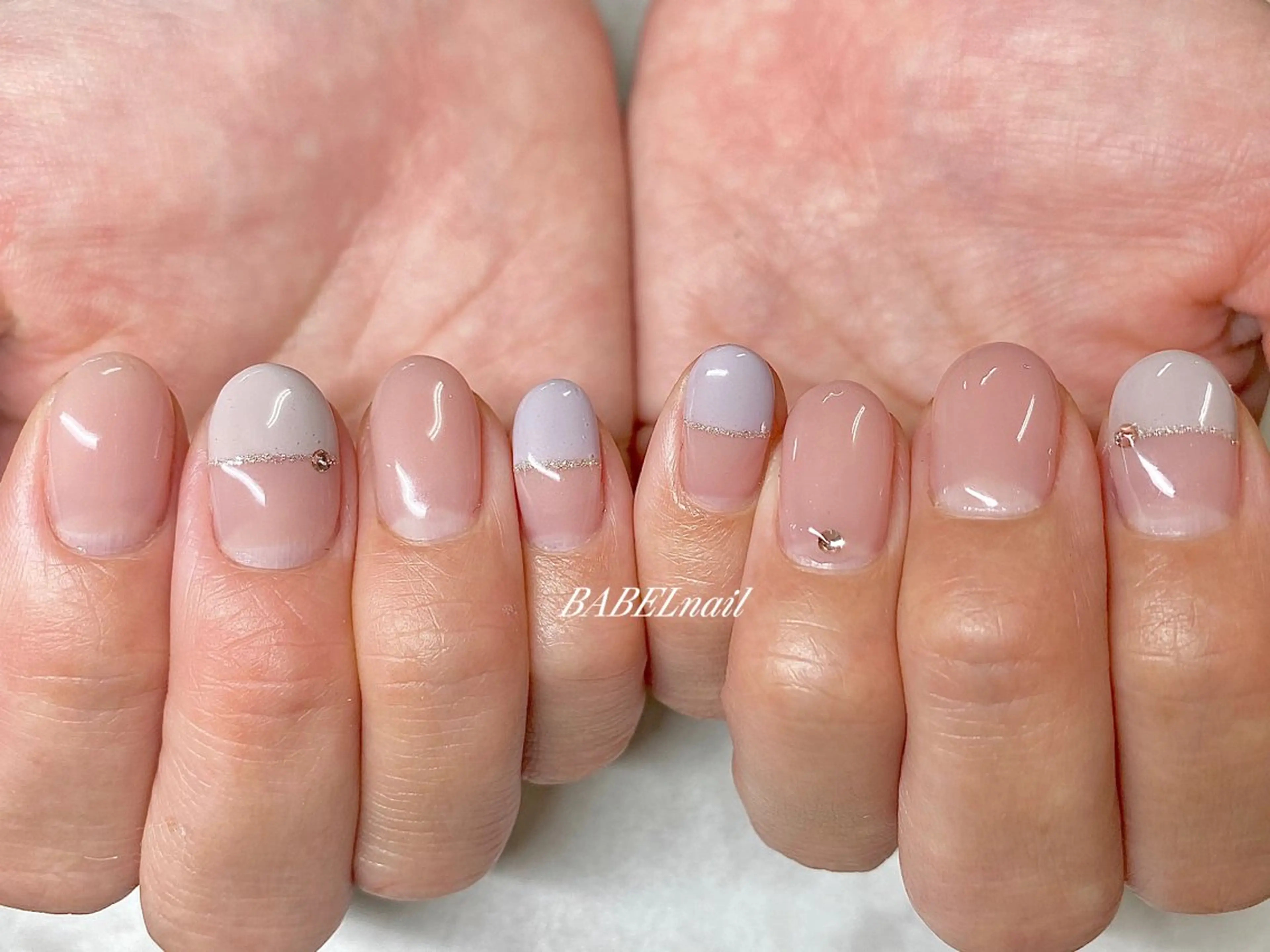 ネイル ハンドネイル 江戸川橋✨BABEL 【バベル】大人可愛いのネイルデザイン