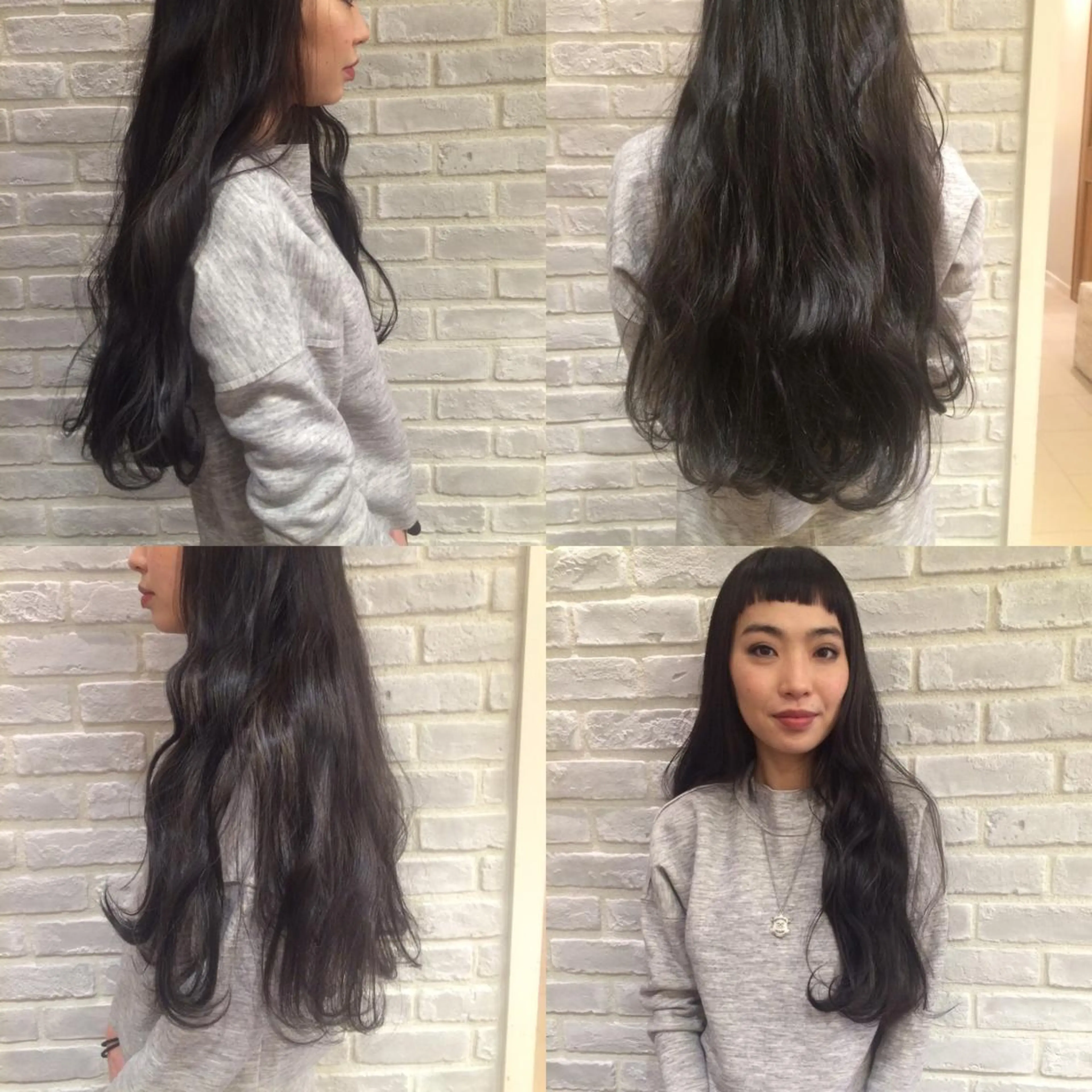 ロング 藤井 菜緒のヘアスタイル