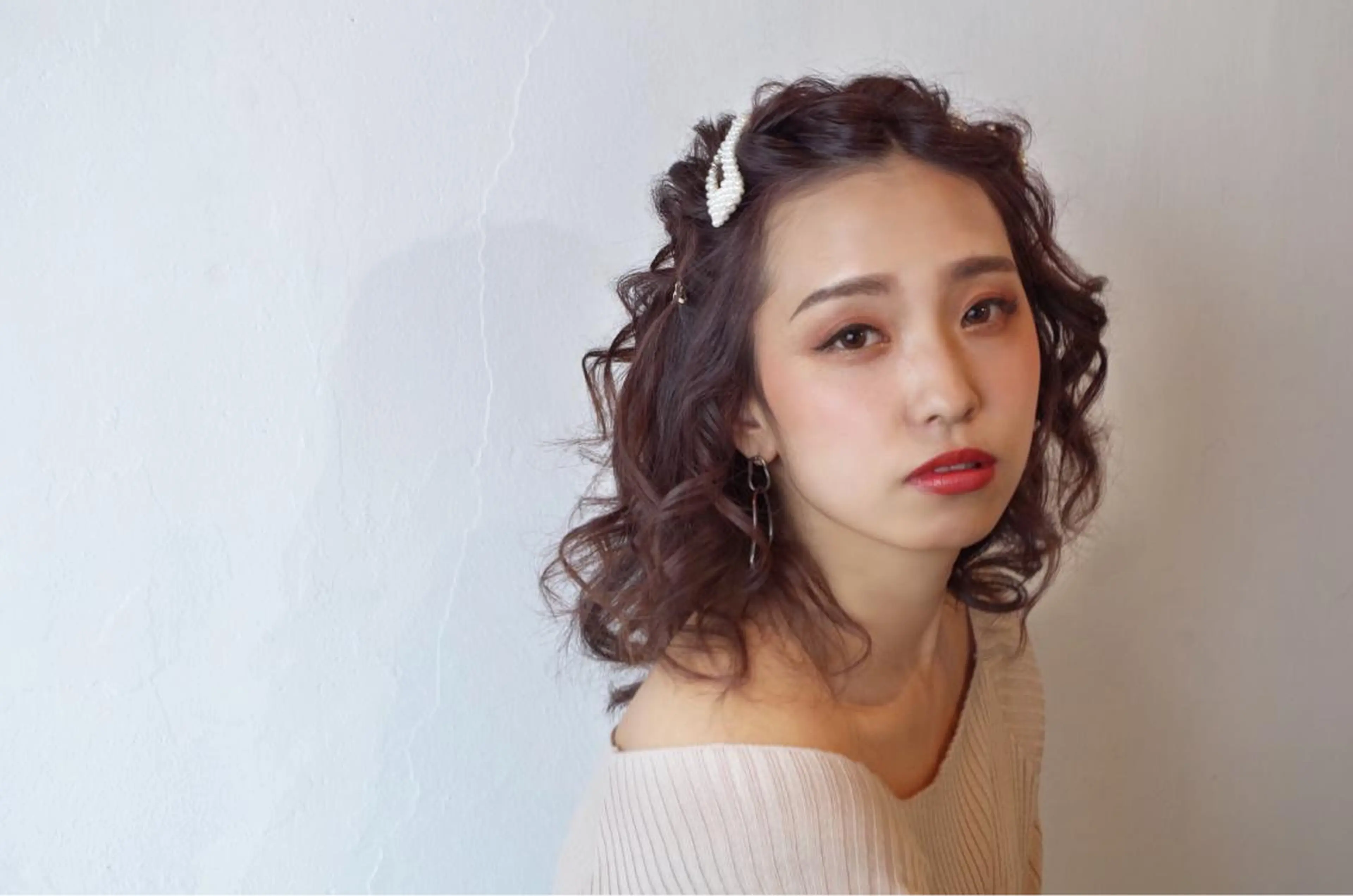 フルメイクの写真