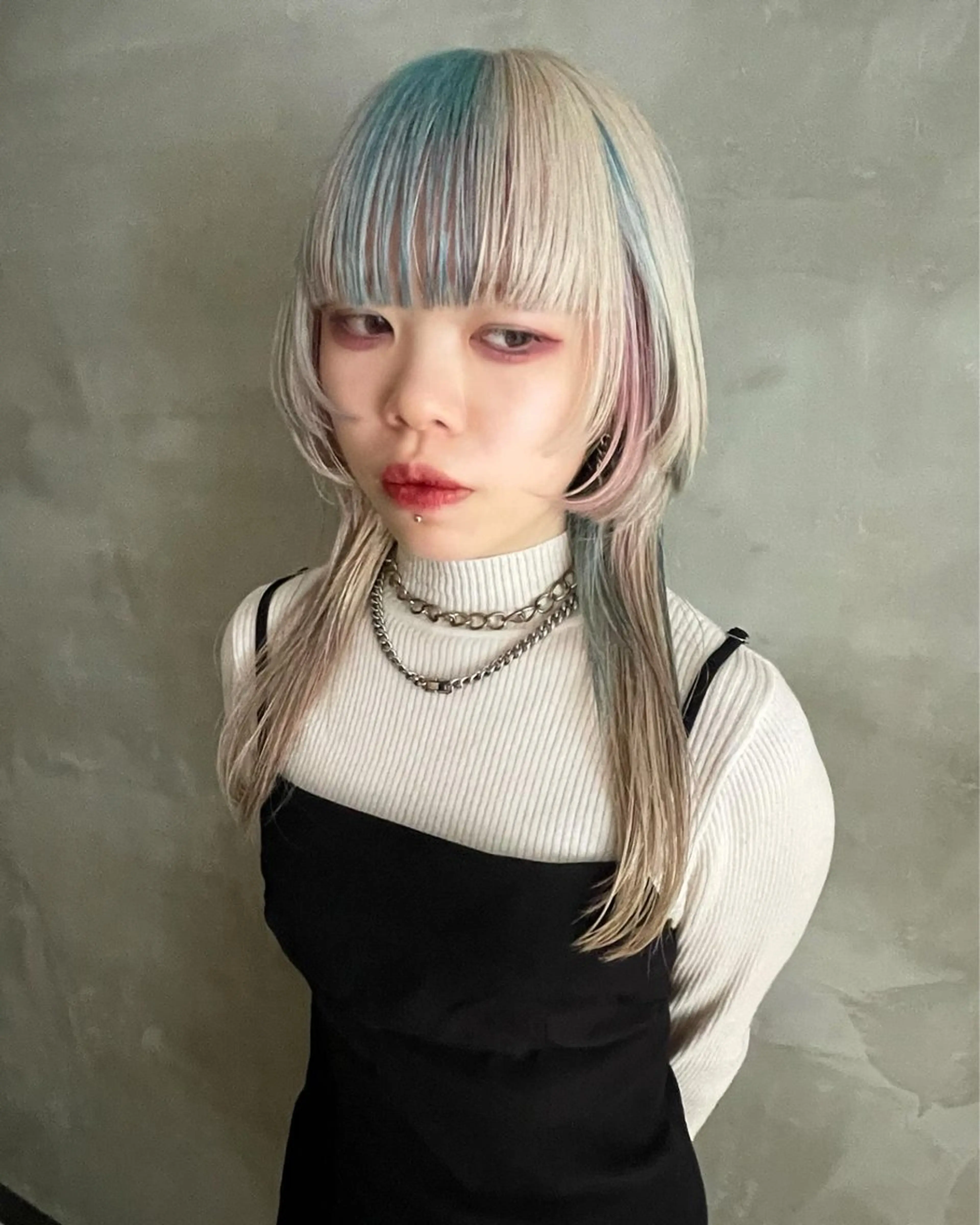 セミロング カラー カット ヘアカラー トリートメント 優作 〜圧倒的信頼〜のヘアスタイル