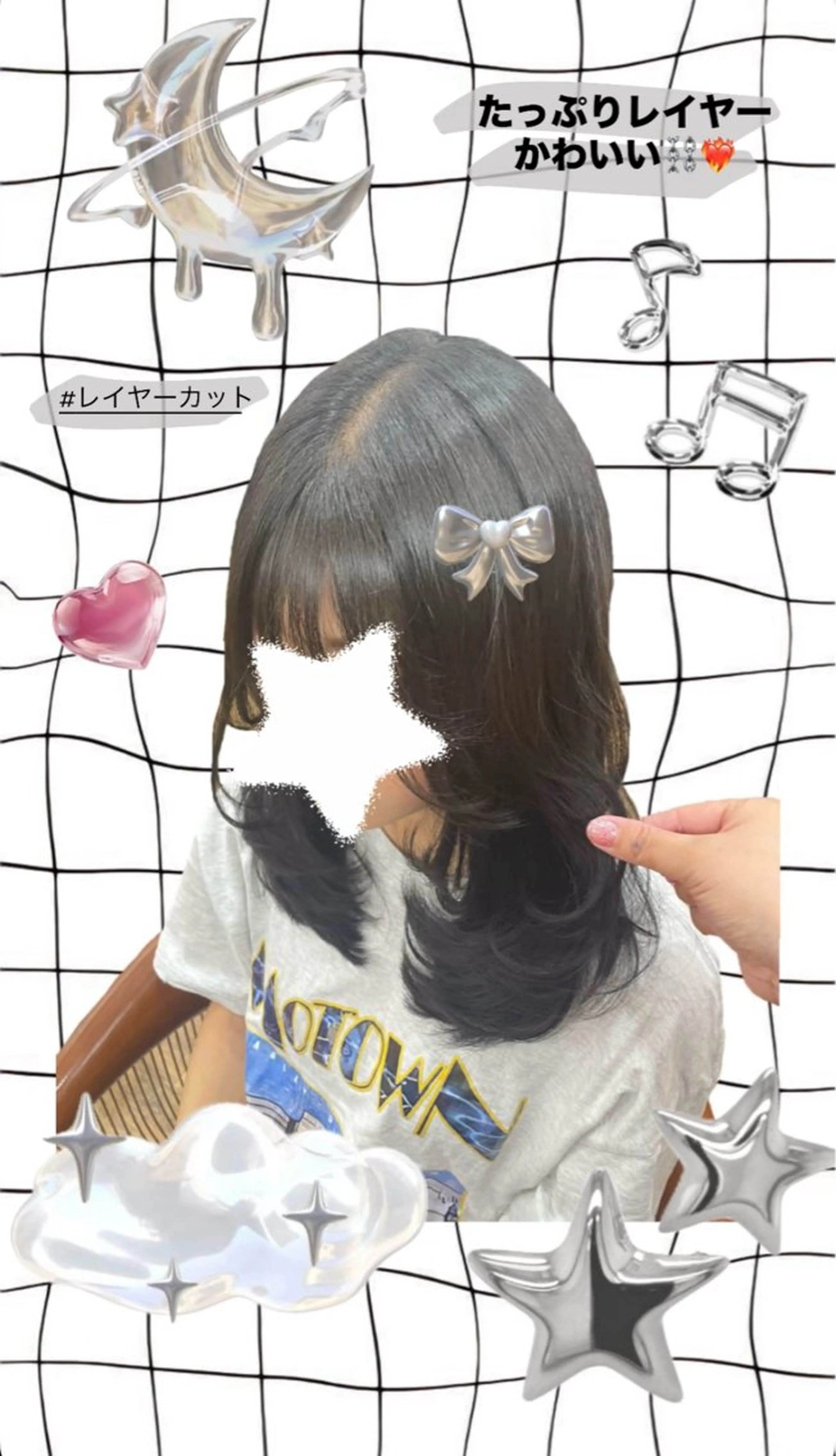 セミロング レナ┊︎髪質改善 ┊︎シルクストレートのヘアスタイル