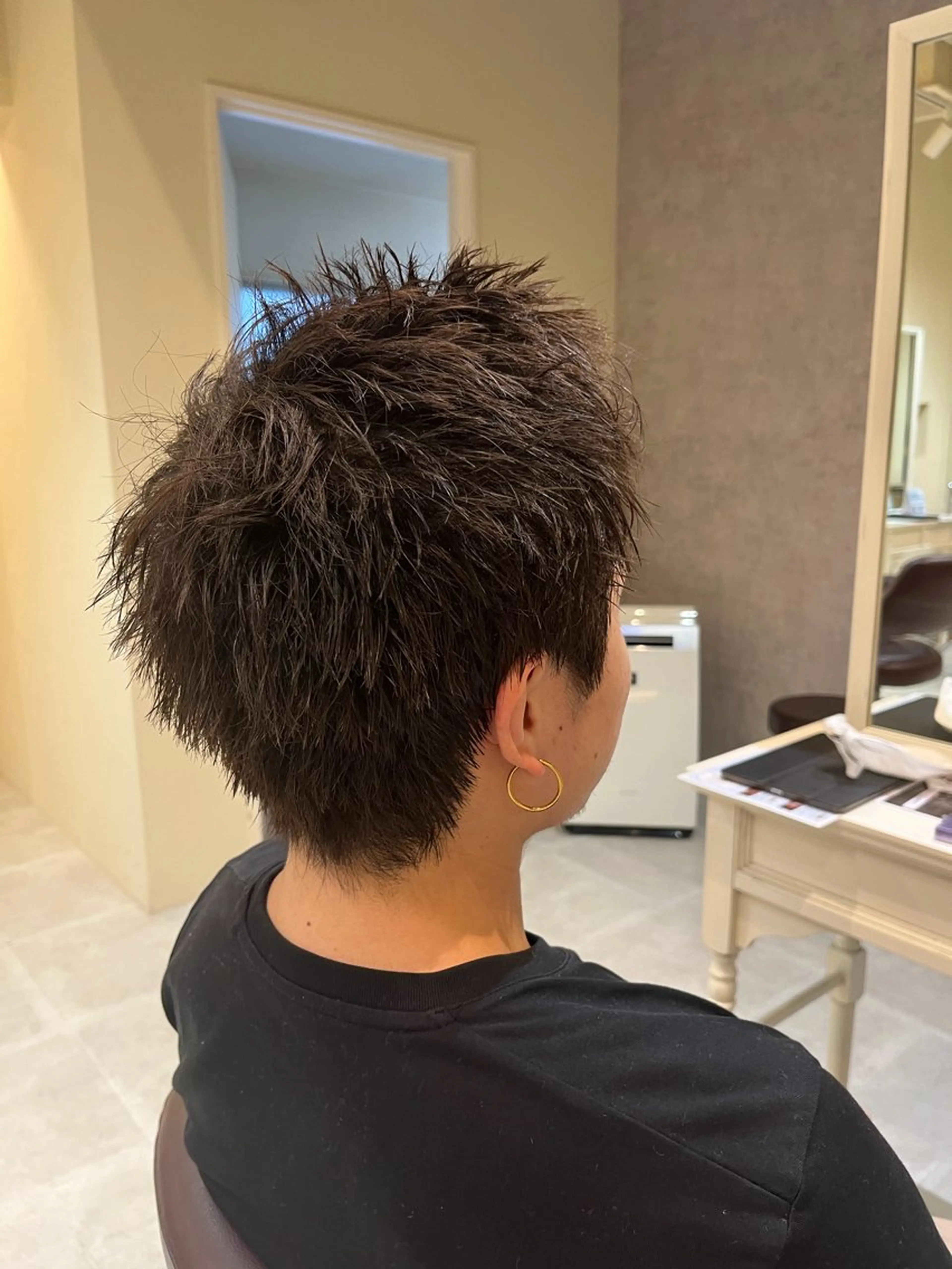 ショート パーマ メンズ カット パーマ FIX店長/名駅/ 国際センター/パーマのヘアスタイル