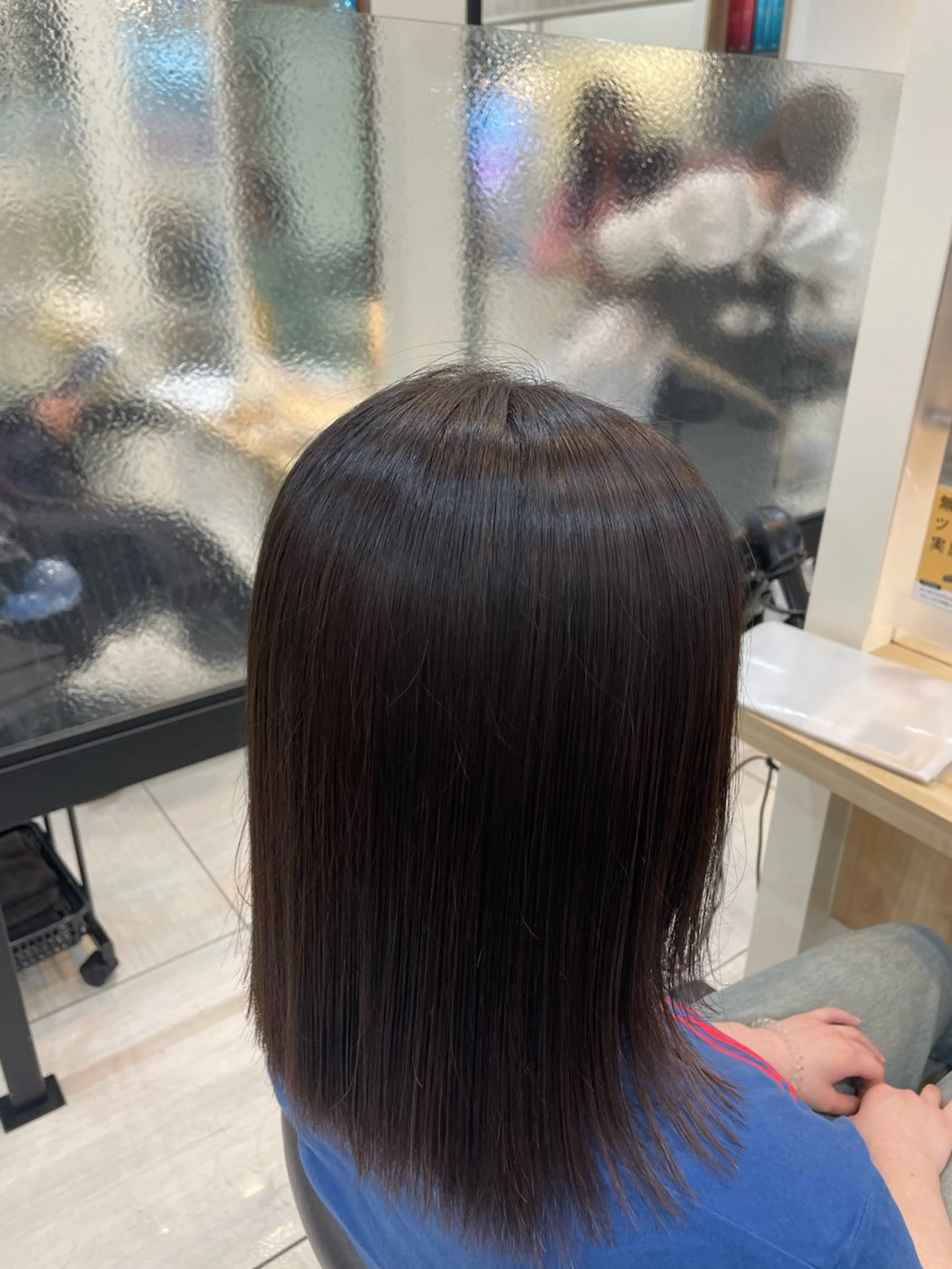 セミロング 縮毛矯正 縮毛矯正 田野倉NEXT店 美髪ニストのヘアスタイル