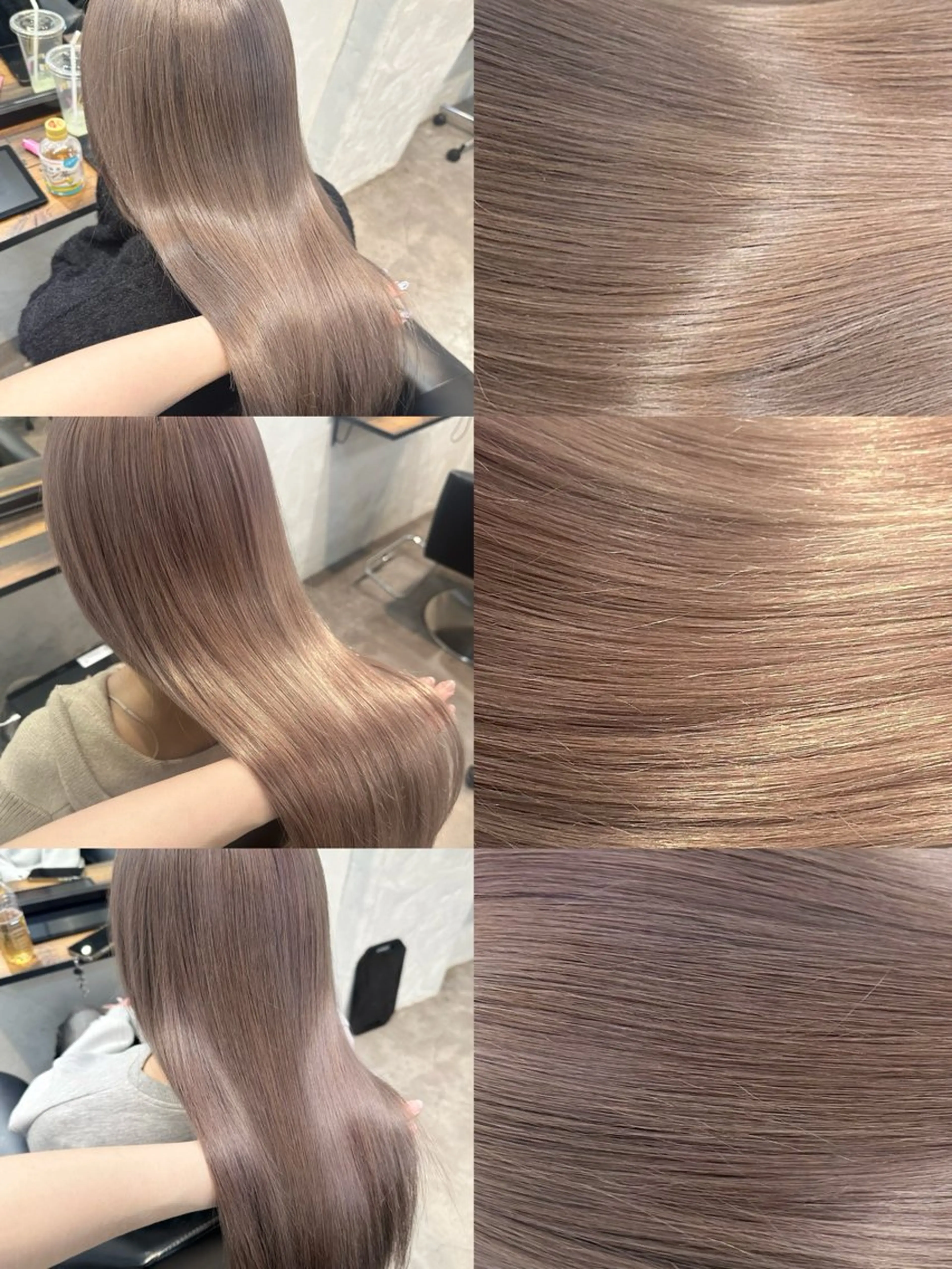 ロング カラー ヘアカラー トリートメント 🫧透明感カラー/ エクステ🫧アサミ️のヘアスタイル