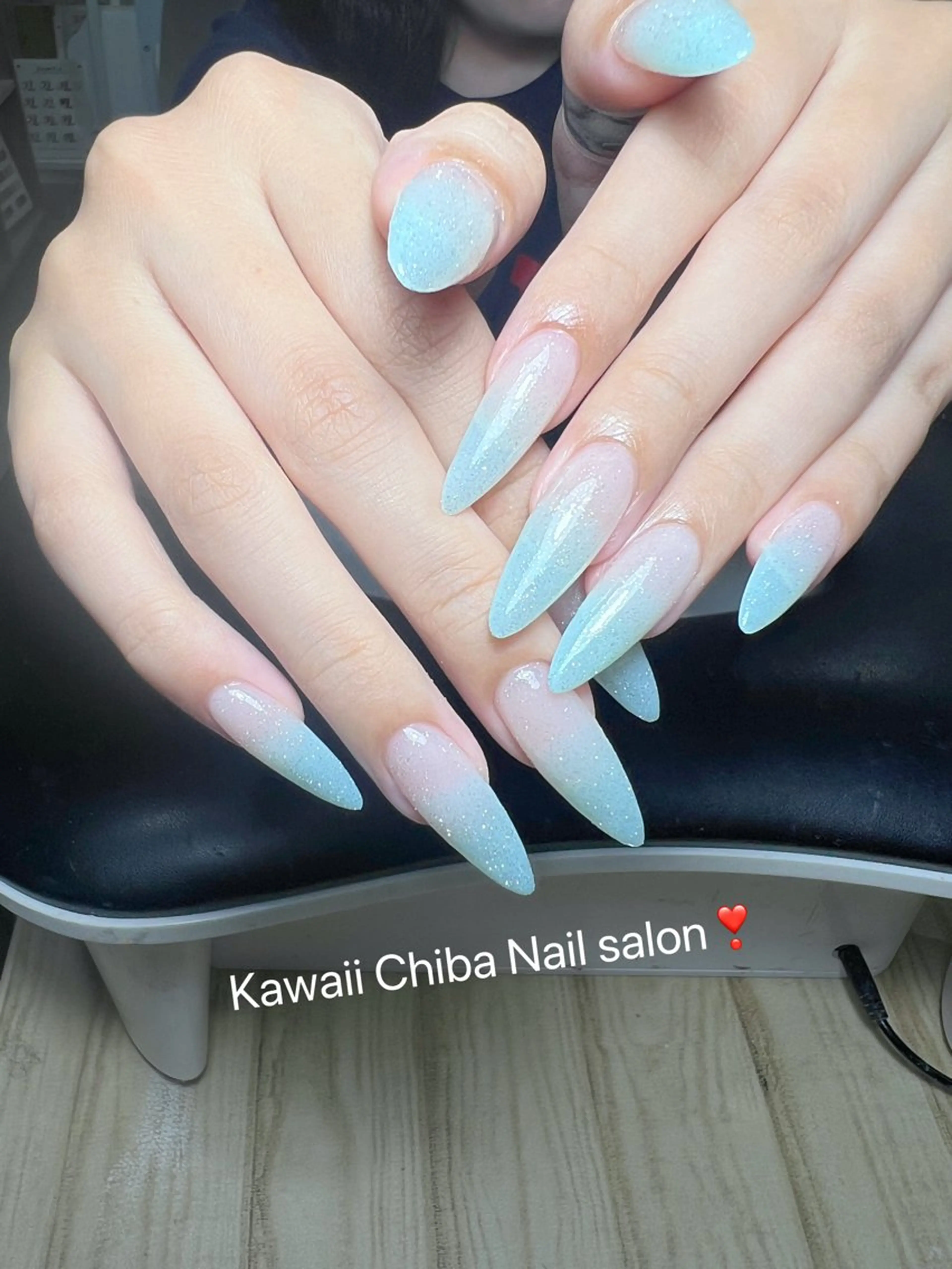 ネイル 長さ出し フットネイル 韓国ネイル ラメ(グリッター) 夏ネイル ハンドネイル ハンドケア Kawaii Chiba nailのネイルデザイン