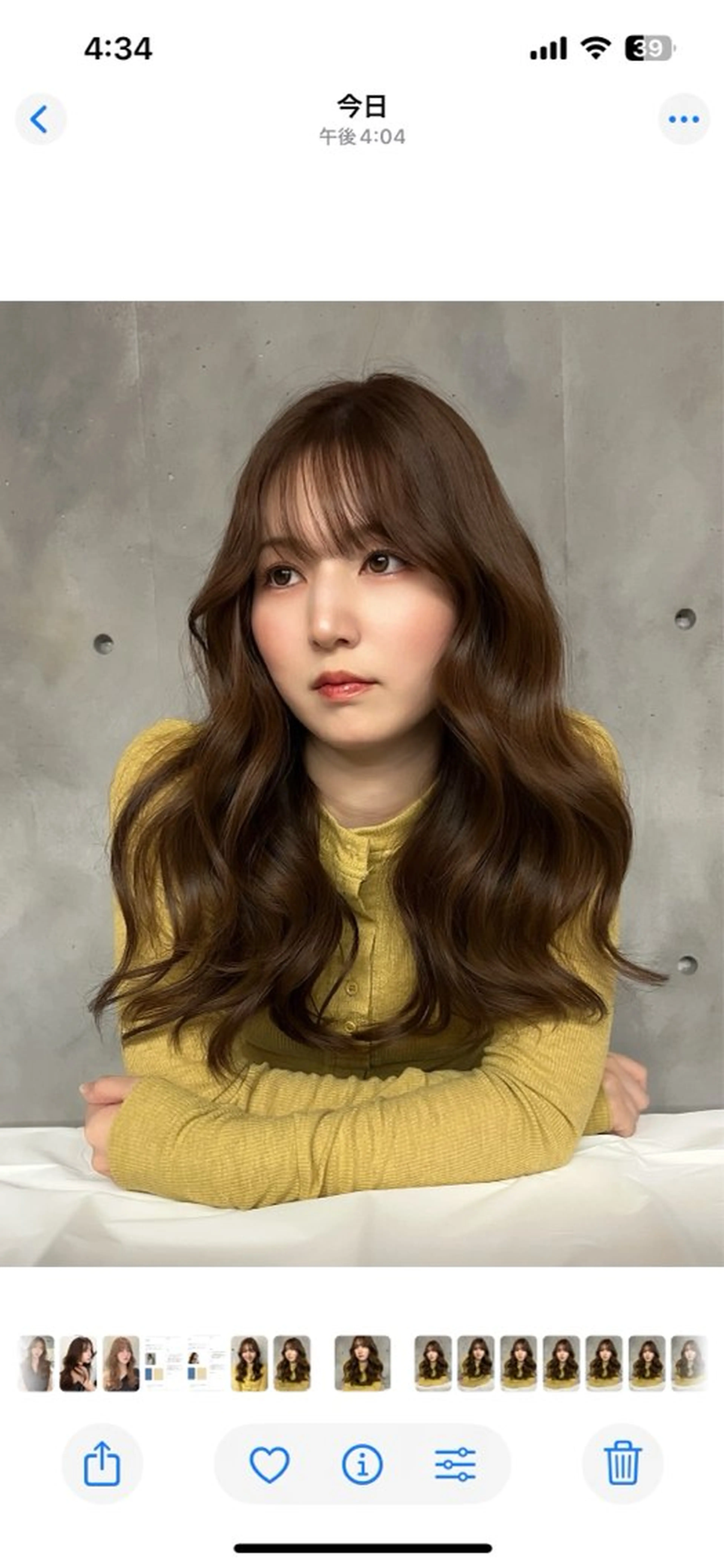 セミロング カラー カット ヘアカラー トリートメント Grow by NYNY 坂本 理輝のヘアスタイル