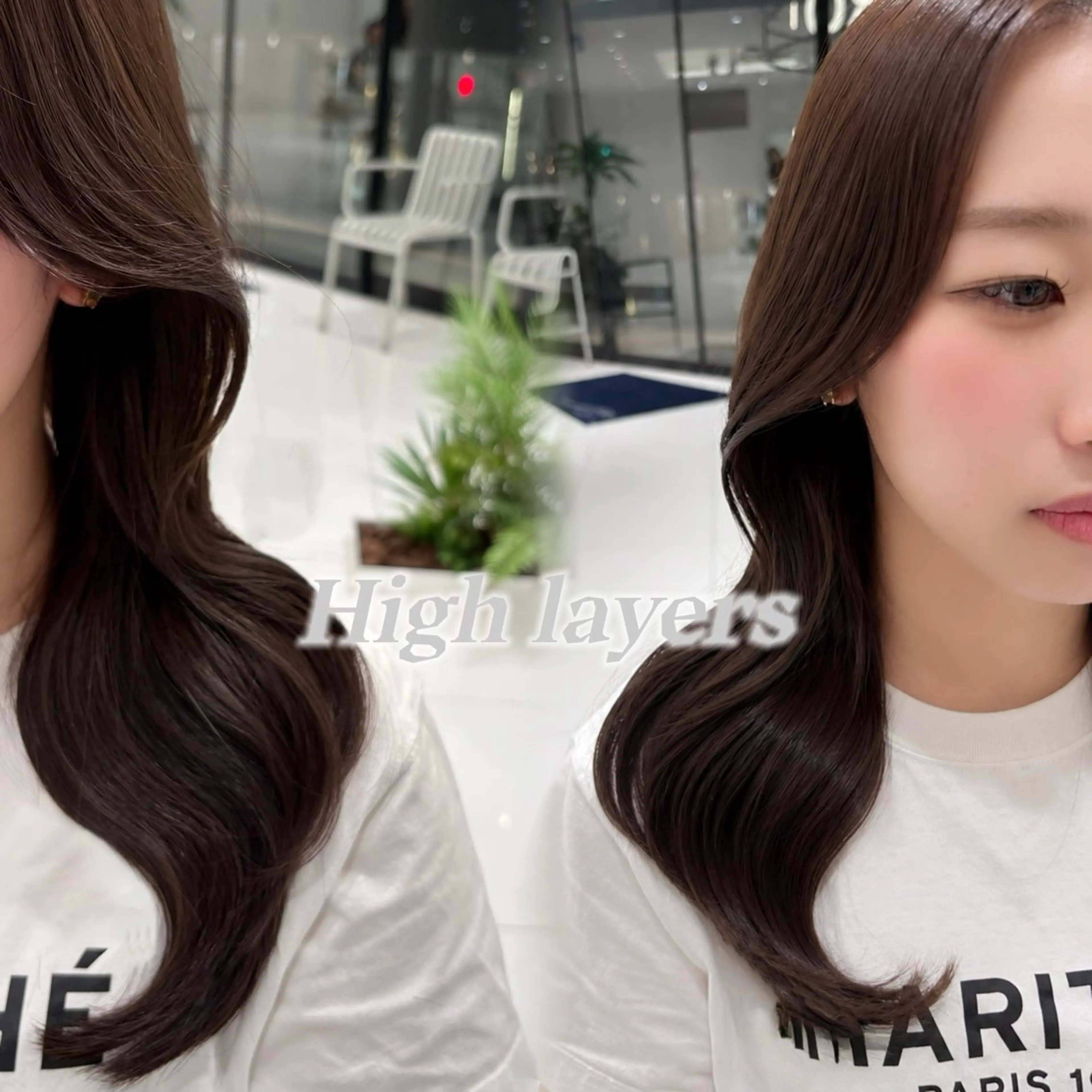 ロング 林本 来夢のヘアスタイル