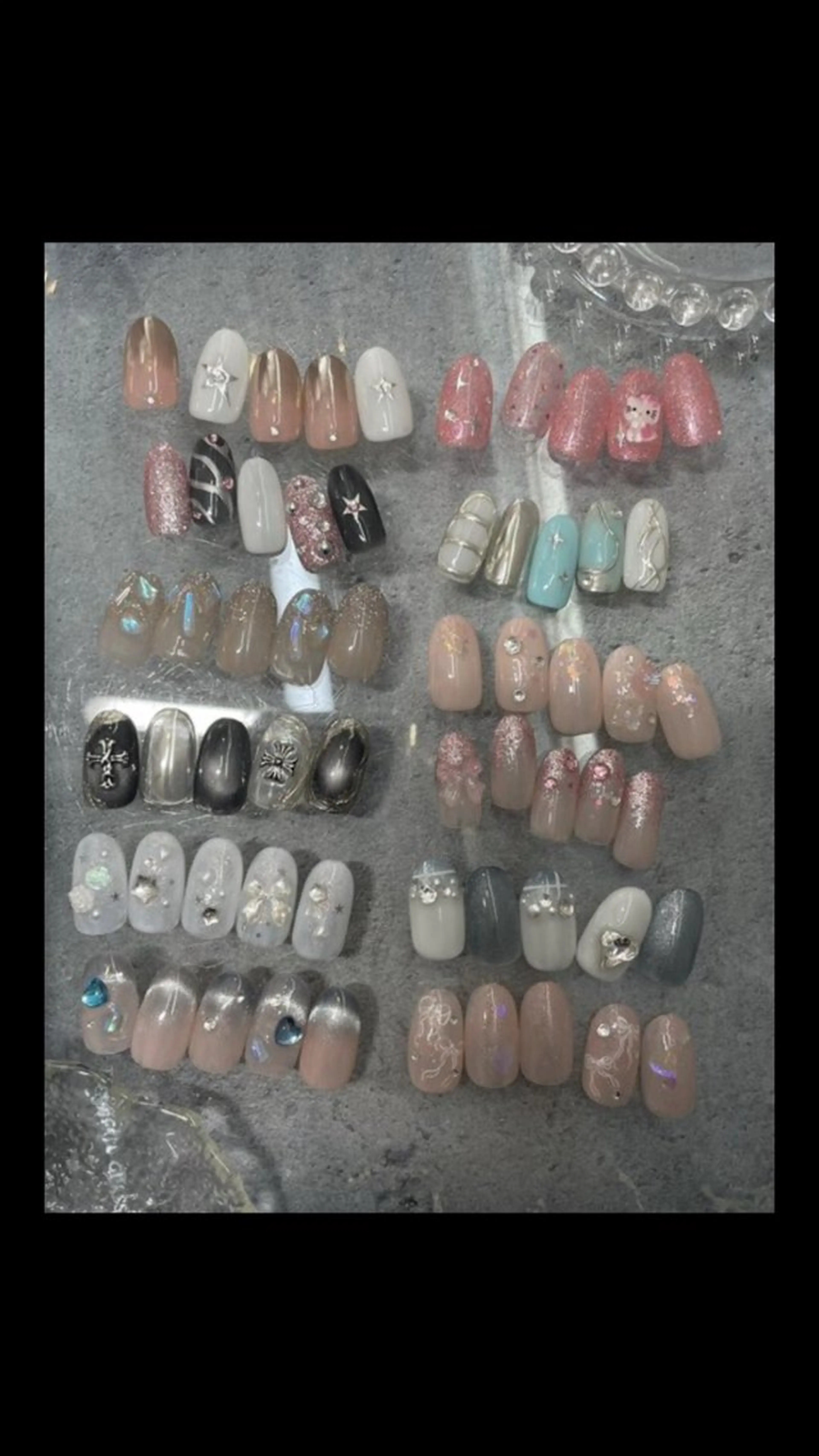 ネイル クレセントアイ Yui✧*｡のネイルデザイン