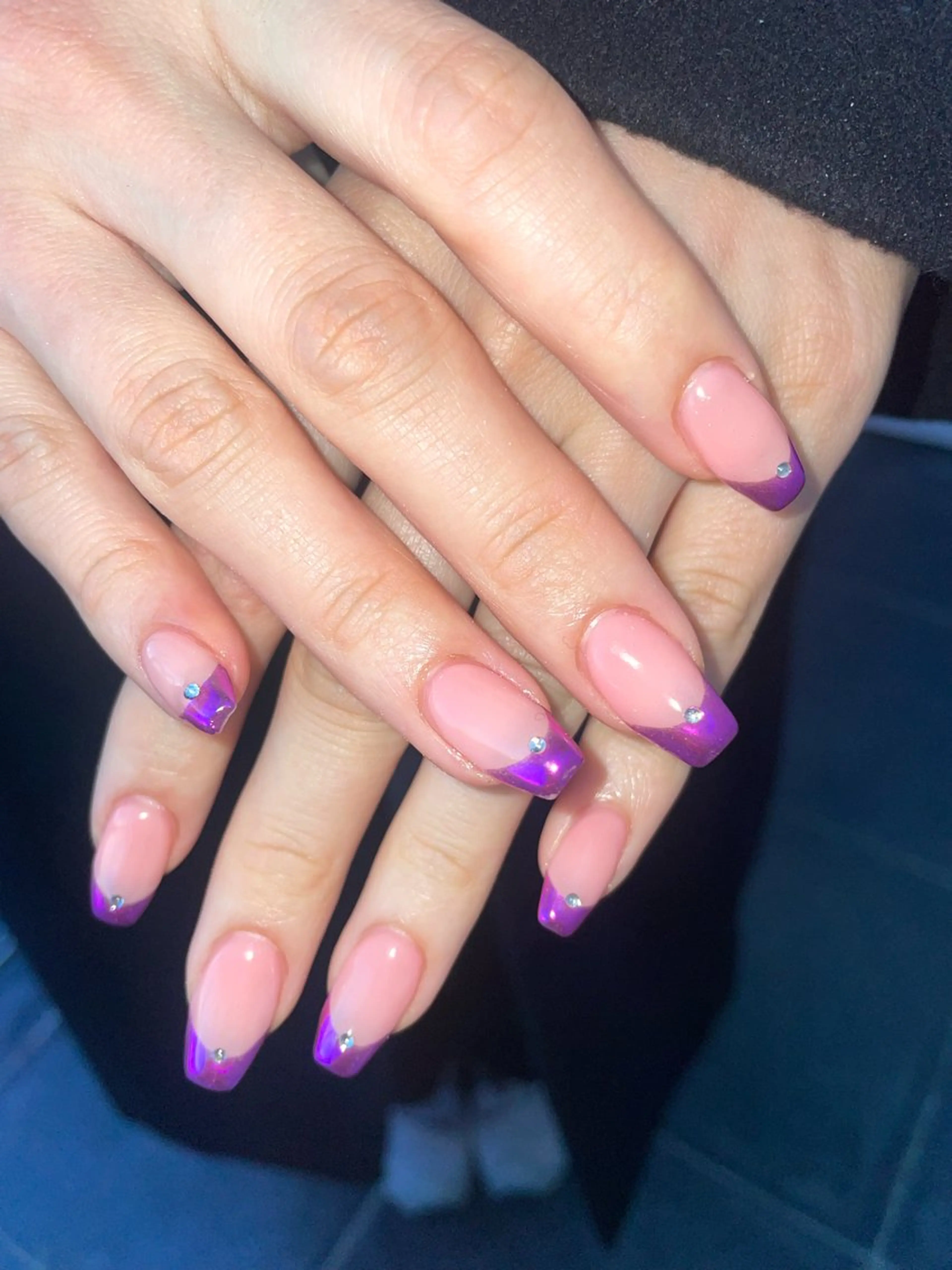ネイル ミラーネイル ハンドネイル Nail ヌシん家 AKANEのネイルデザイン