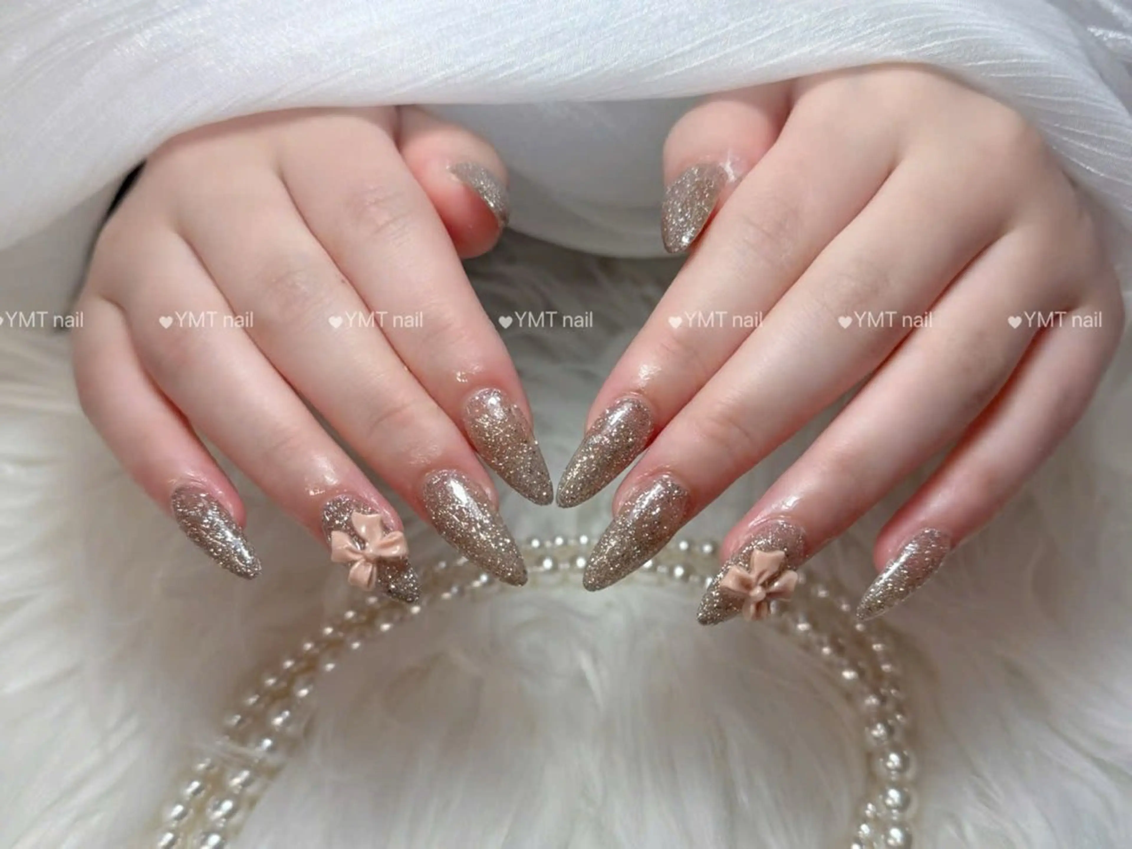 ネイル 長さ出し フットネイル ジェルネイル 韓国ネイル マグネットネイル ハンドネイル YMT． NailStudioのネイルデザイン