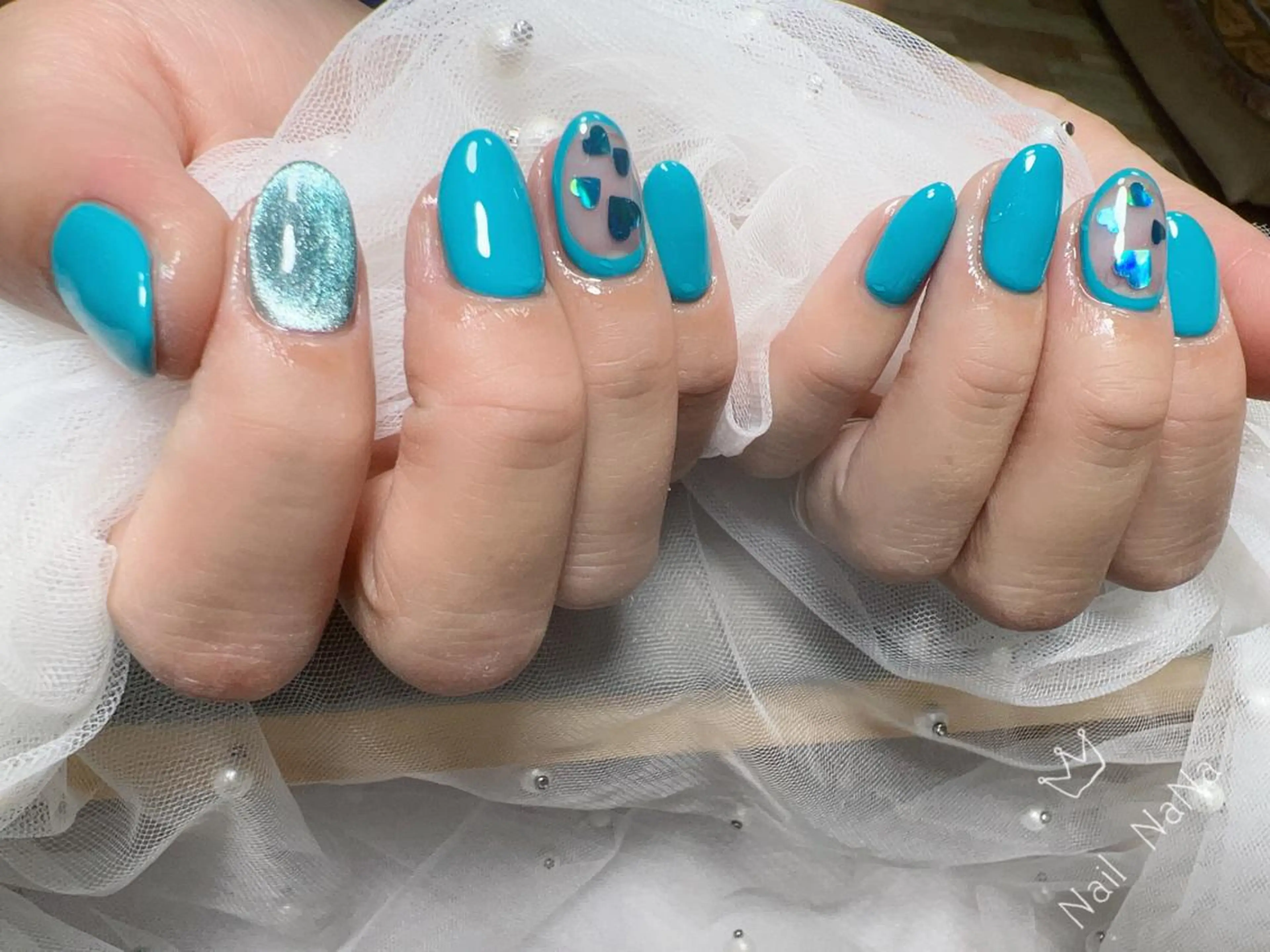 ショート カラー ネイル ハンドネイル Nail NaNaのネイルデザイン