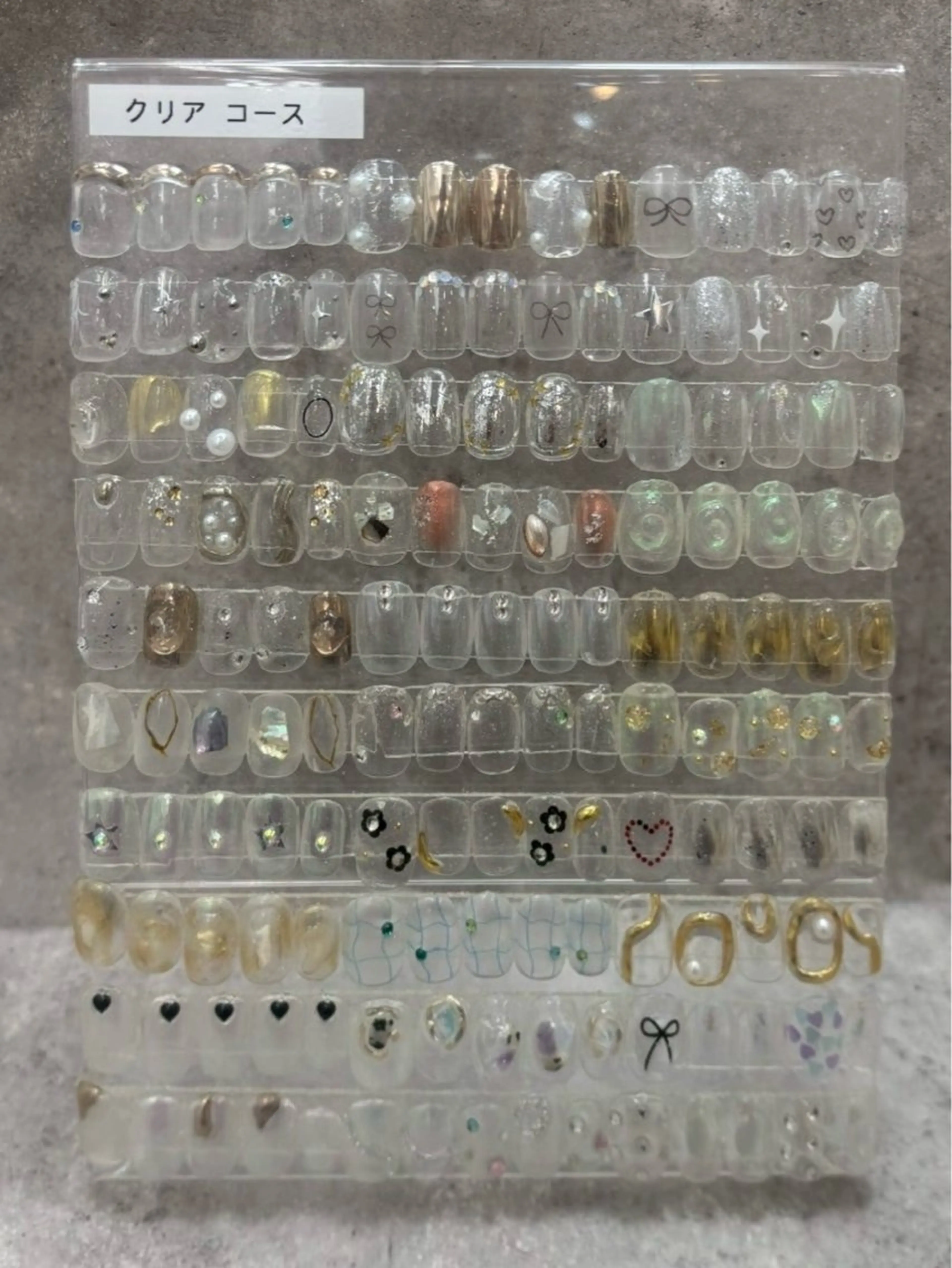 ネイル クリアネイル MATSUI Mのネイルデザイン