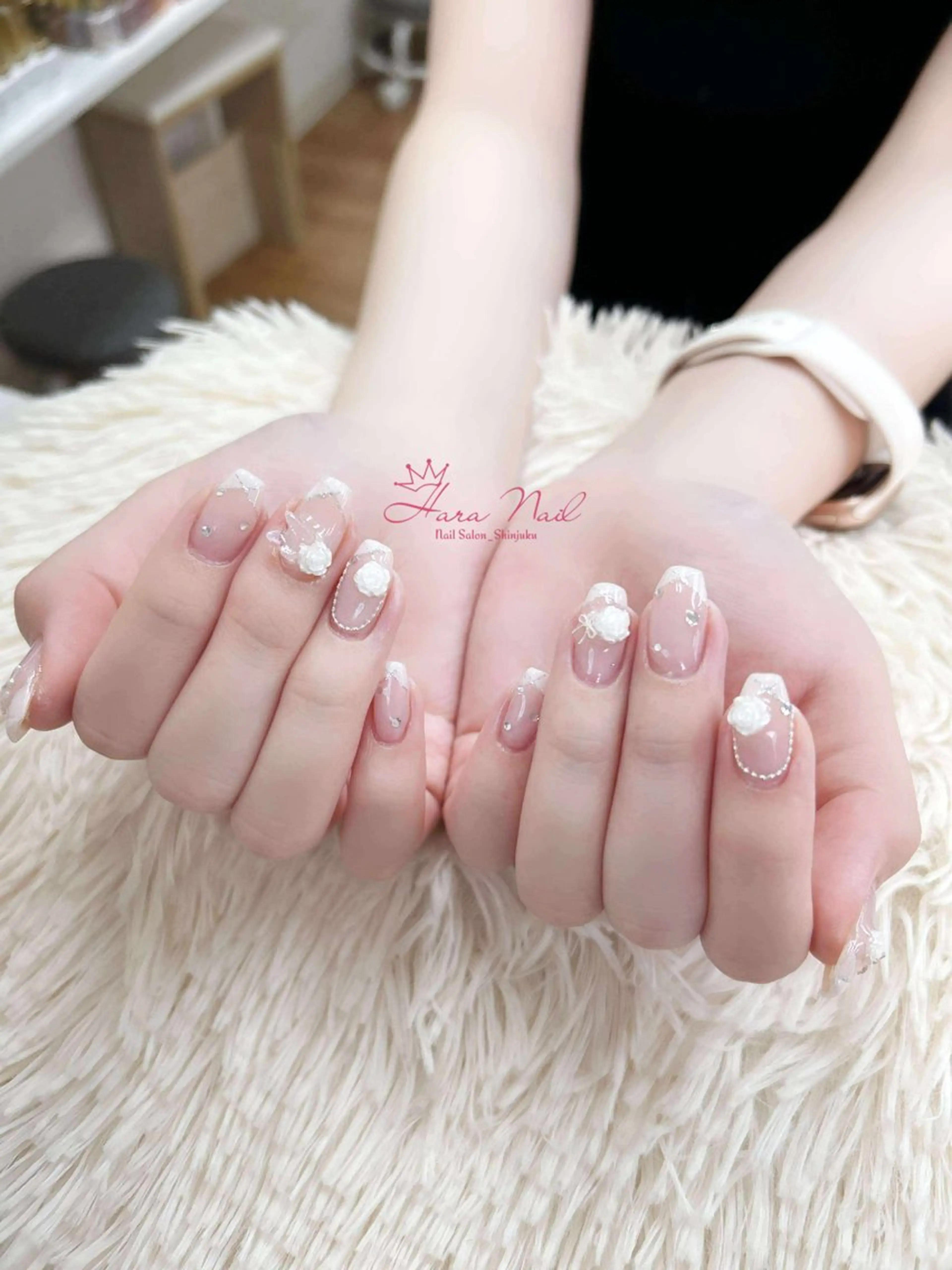 ネイル ハンドネイル ハンドケア Hara Nail 【パラジェル使用】のネイルデザイン