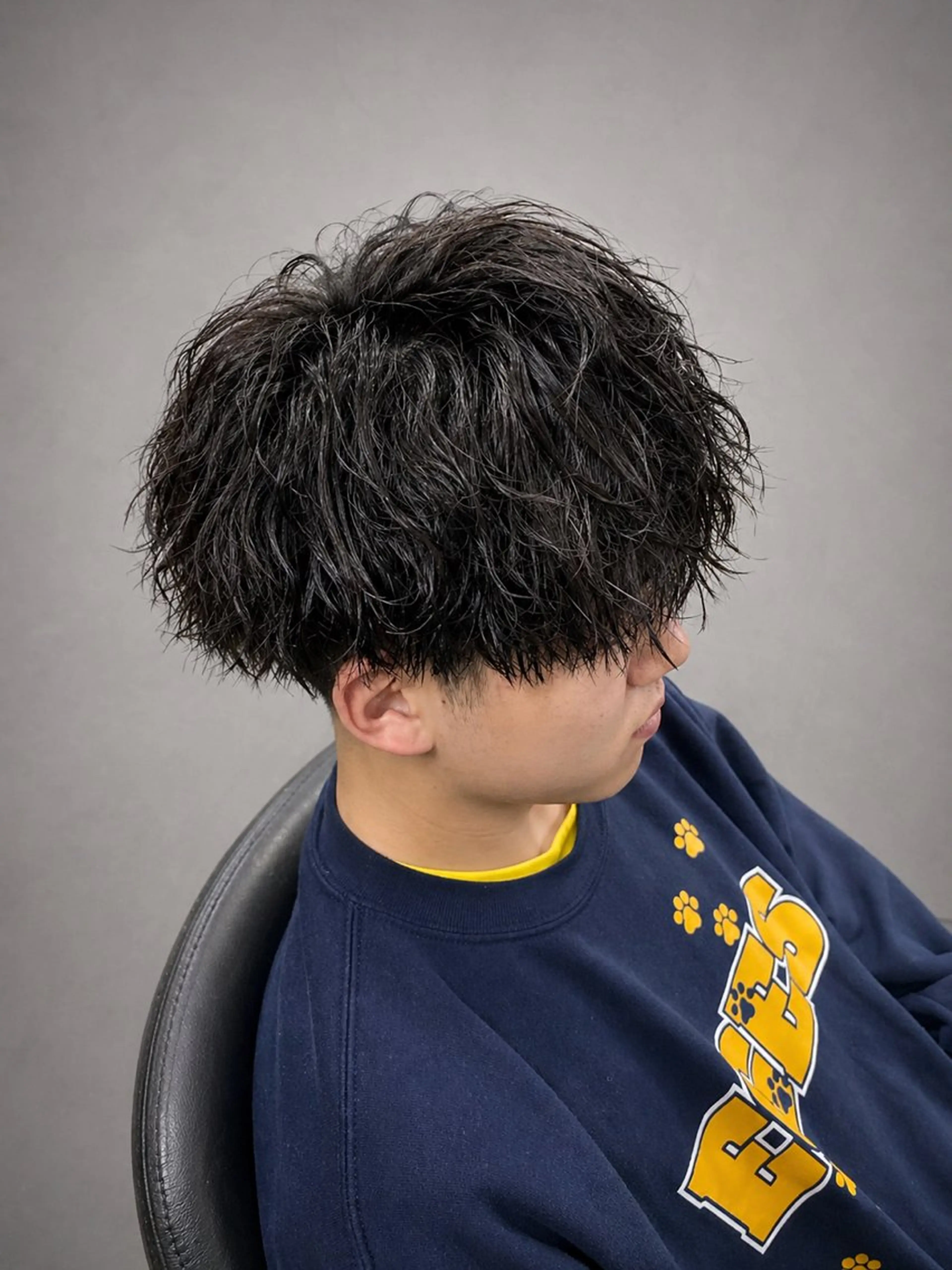 メンズカット＋ツイストスパイラルパーマの写真