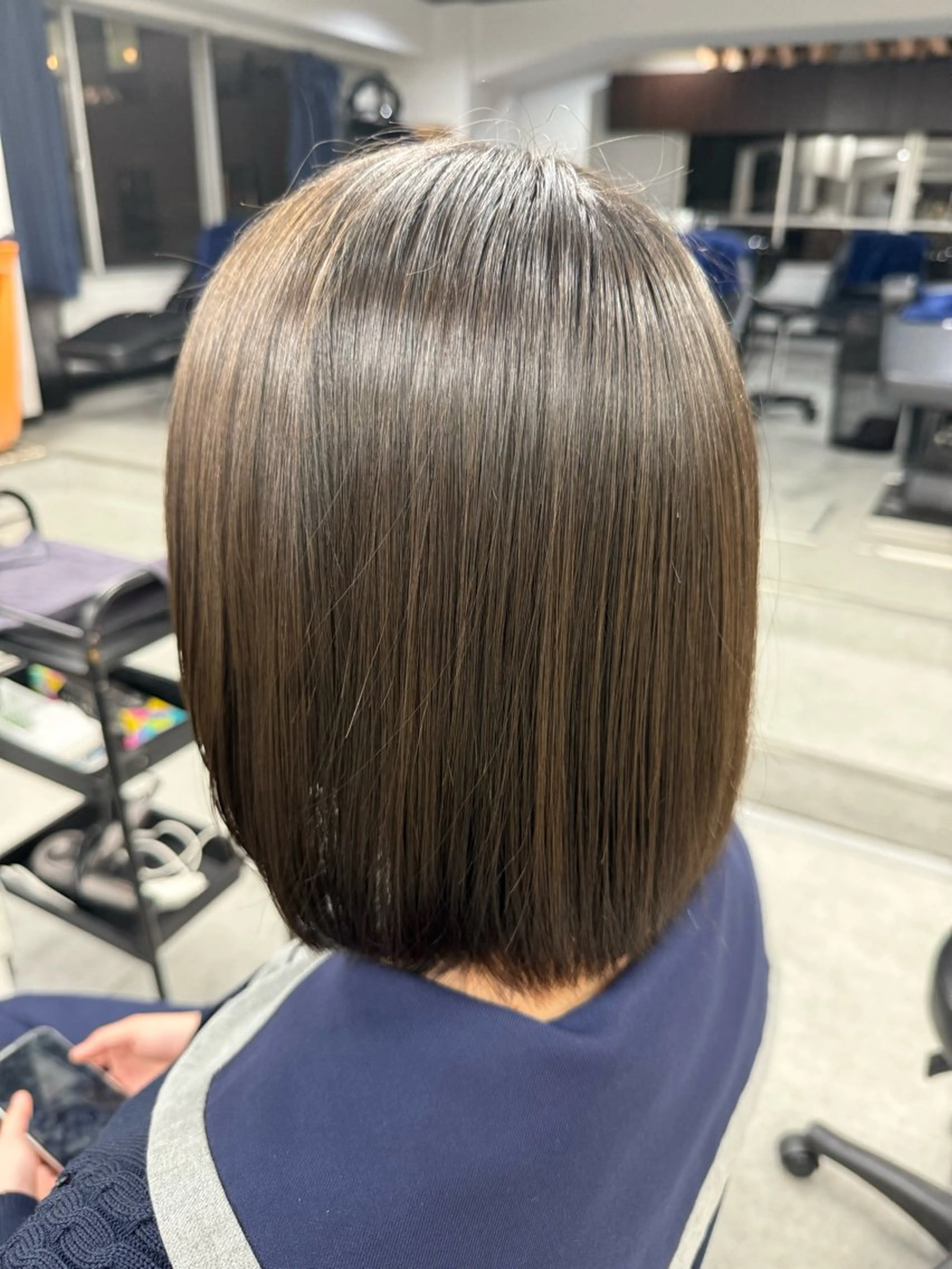 ロング カラー ヘアカラー トリートメント mao⭐️ 透明感カラー‎⭐️のヘアスタイル