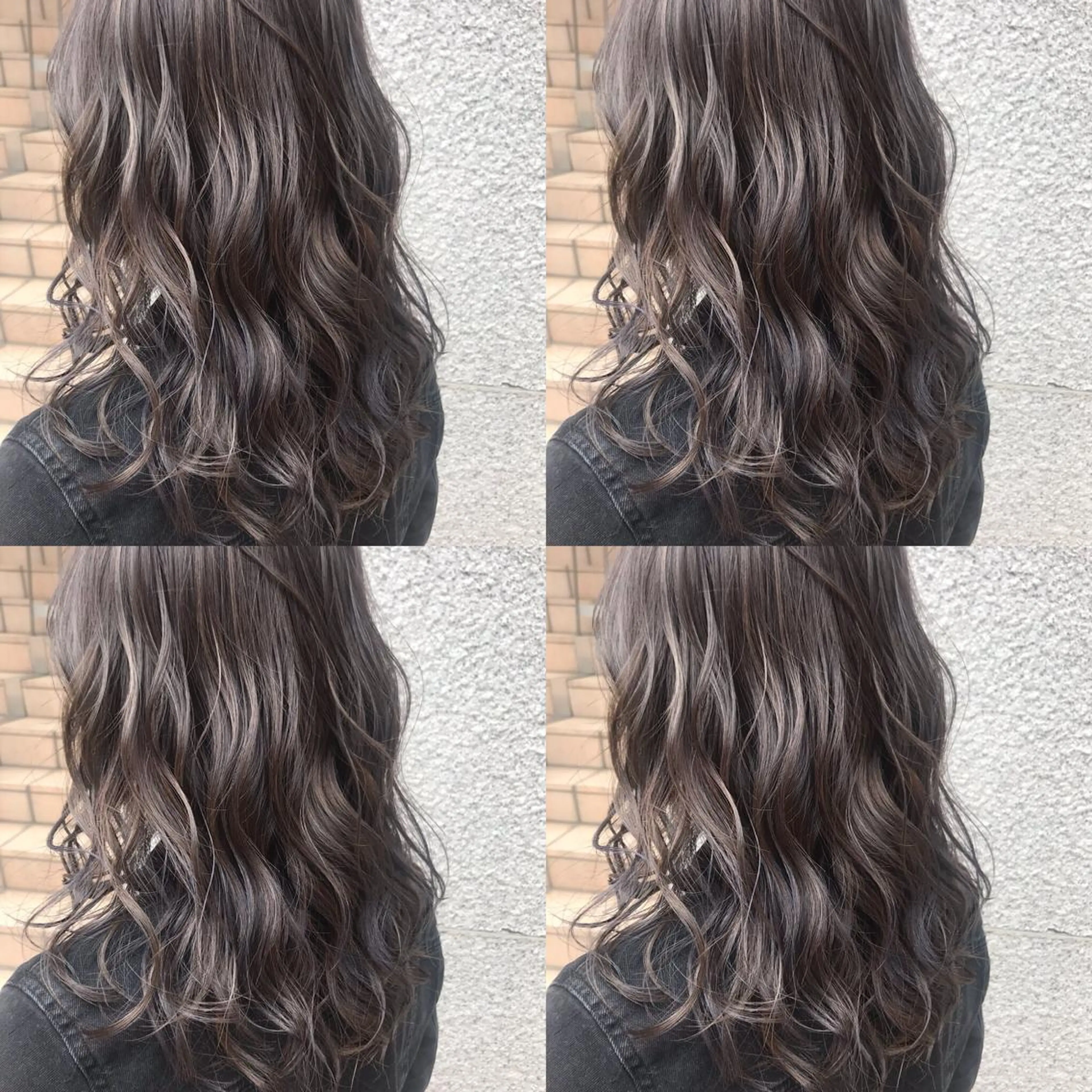 ロング カラー ヘアアレンジ ダークグレー ダークグレージュ グレージュ 垢抜け案内人 鈴木聖矢✂️のヘアスタイル