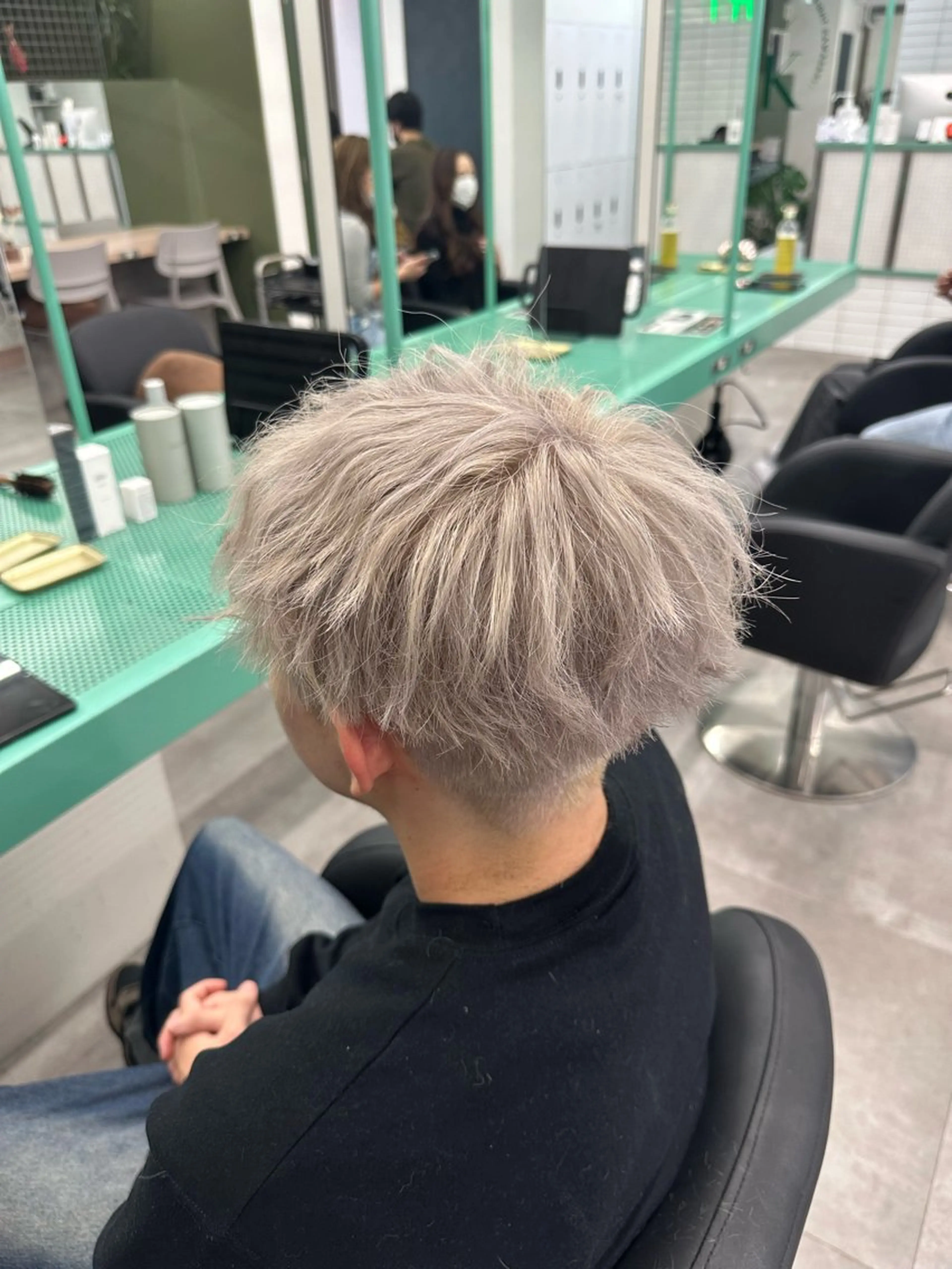 ショート カラー メンズ カット ヘアカラー トリートメント 💖艶髪&ブリーチ髪 質改善💖舜希のヘアスタイル