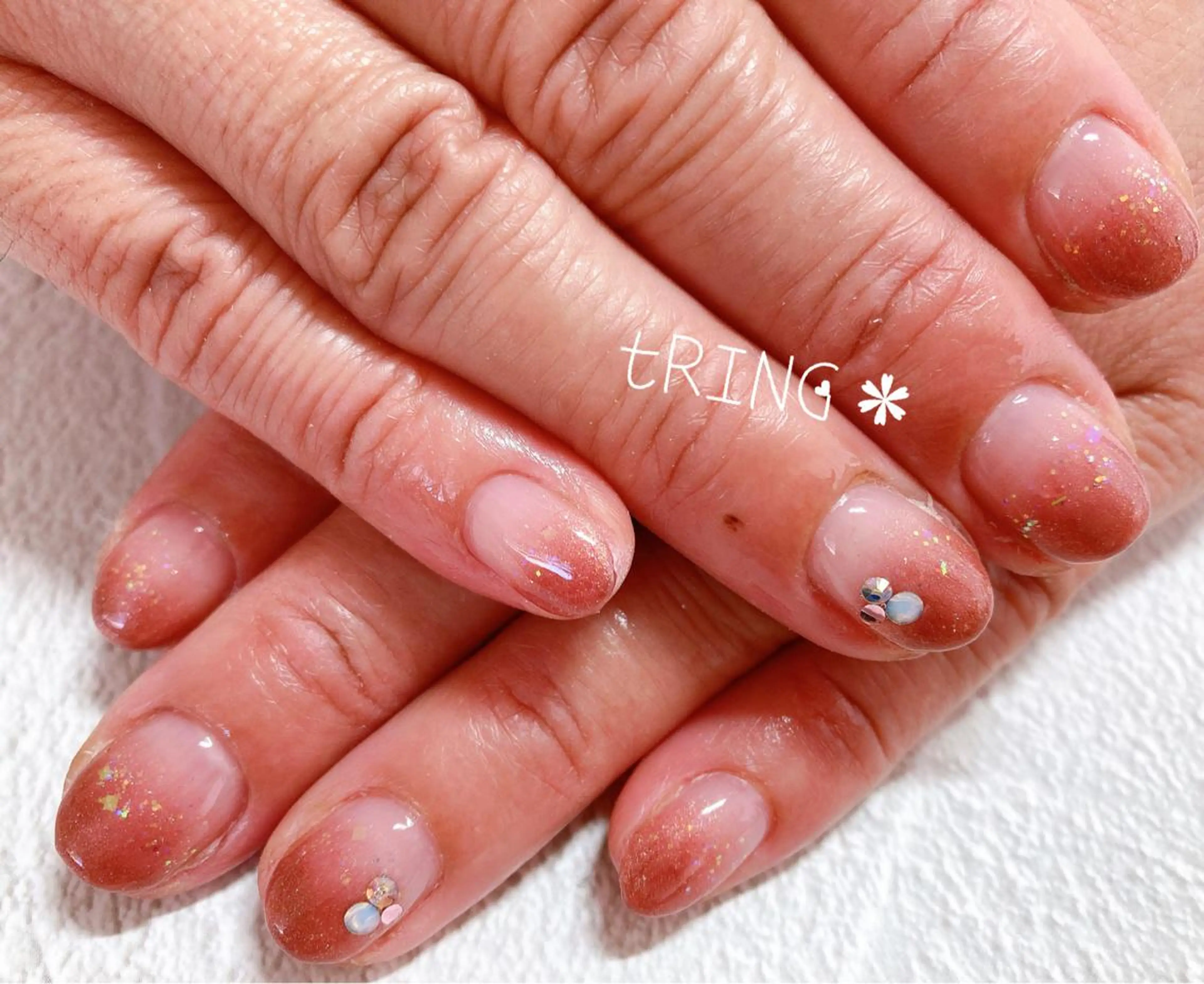 ネイル ハンドネイル tRING＊ しいの木台のネイルデザイン