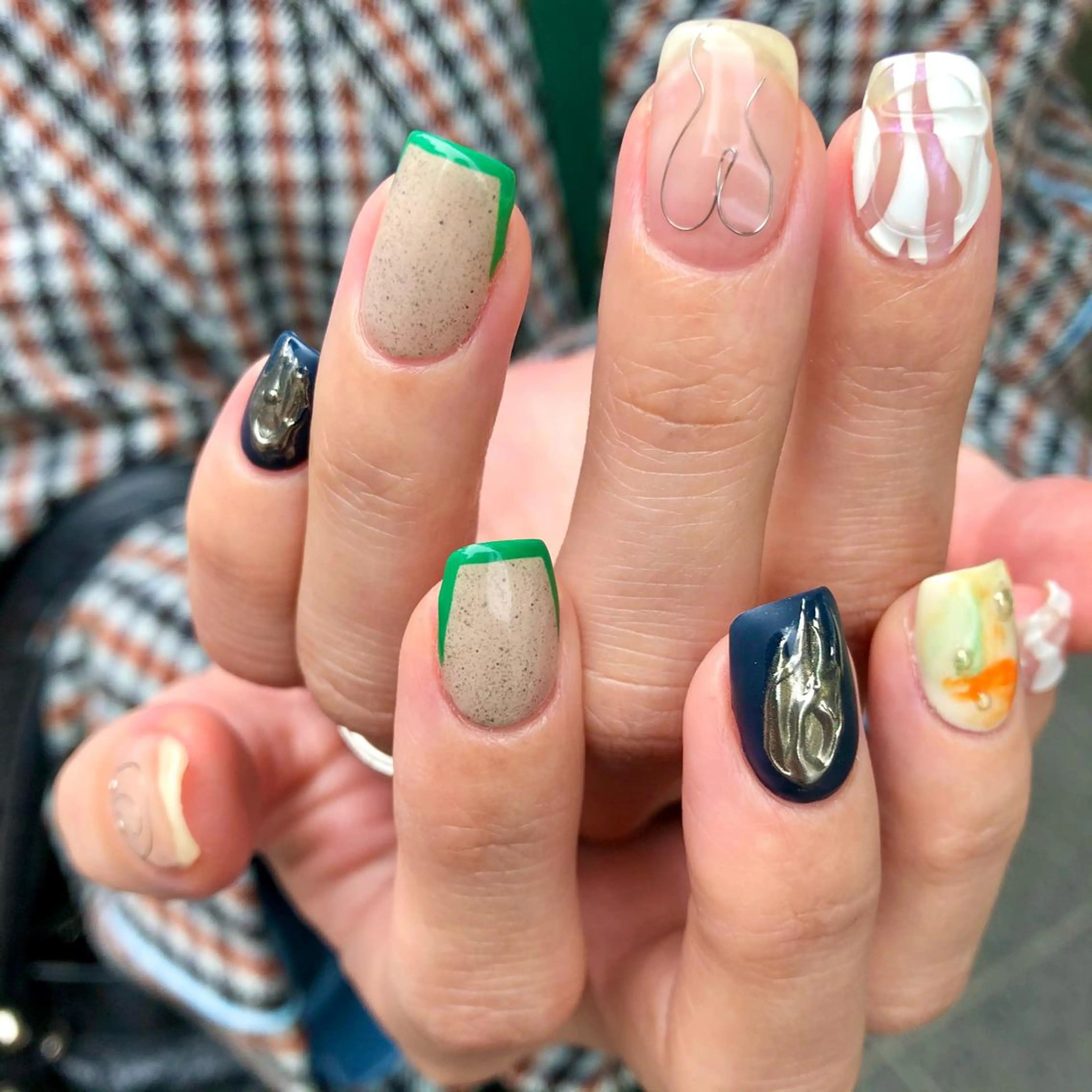 ネイル ハンドネイル 🧁🥕 asukaのネイルデザイン