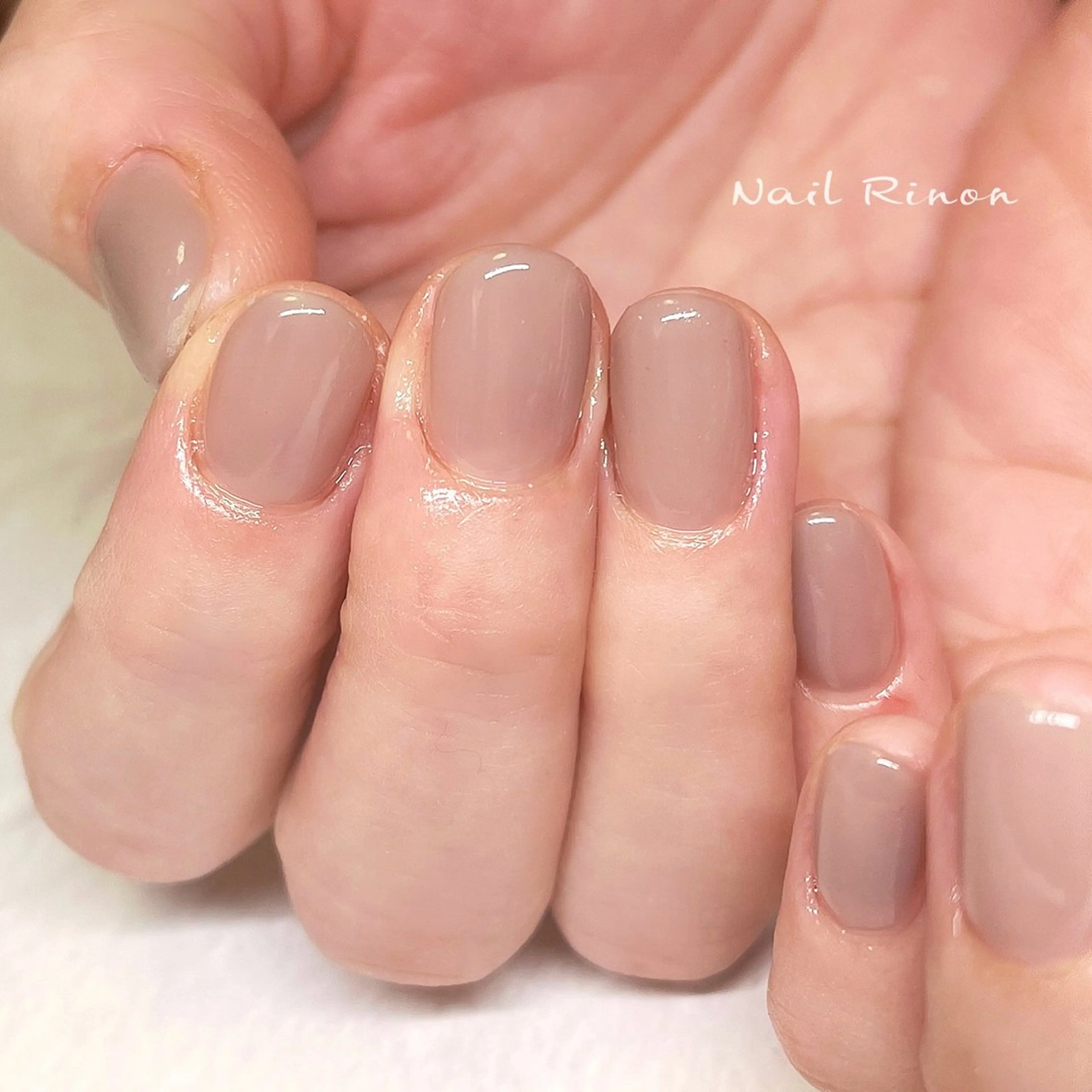 ネイル ワンカラーネイル ハンドネイル Nail Rinonのネイルデザイン