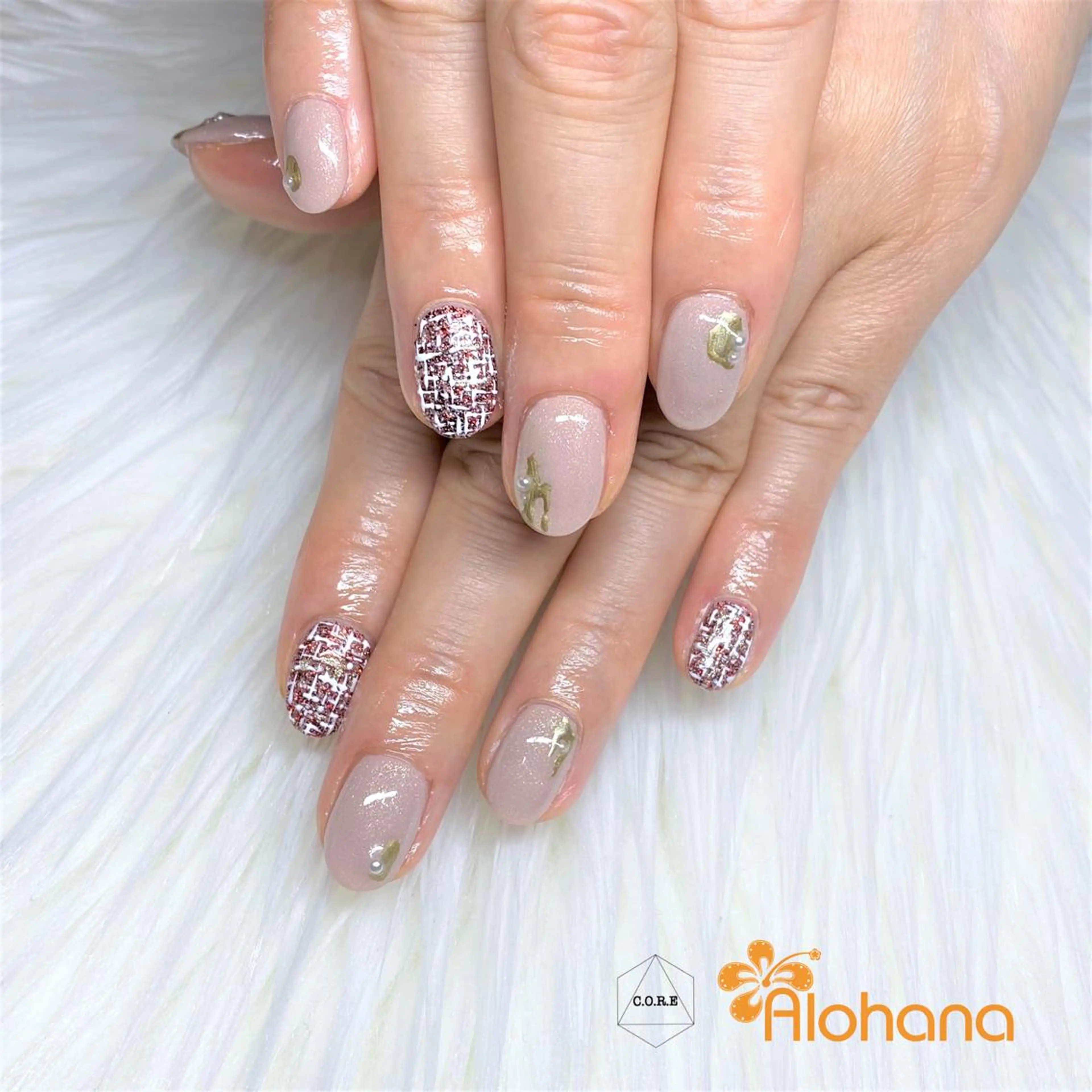 ネイル ハンドネイル Alohana Minaのネイルデザイン