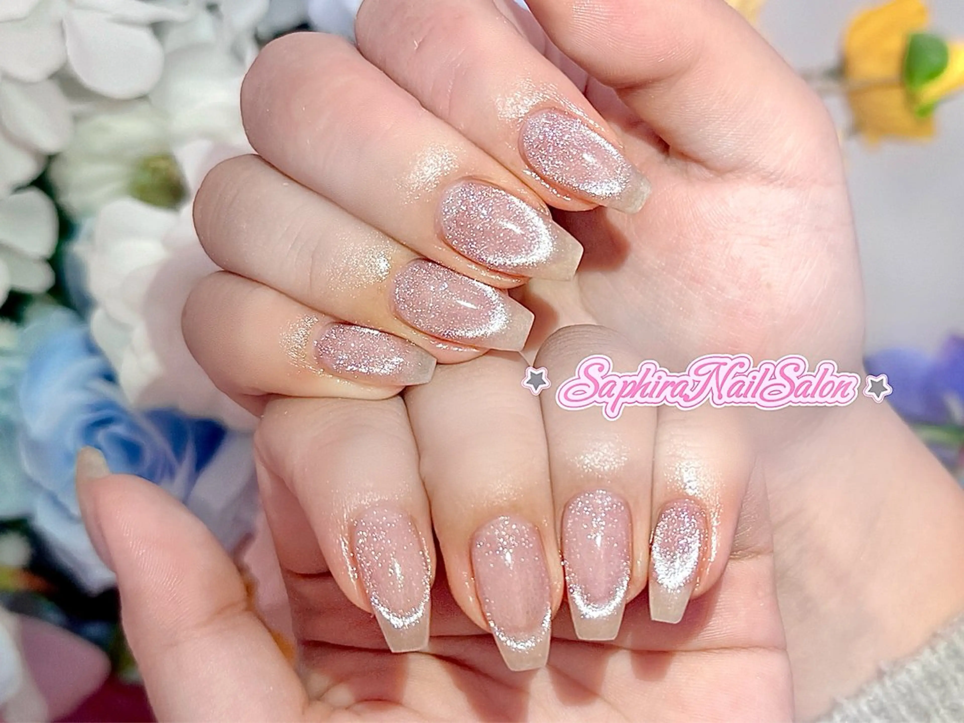 カラー ハンドネイル Saphiraネイル サロン錦糸町のネイルデザイン