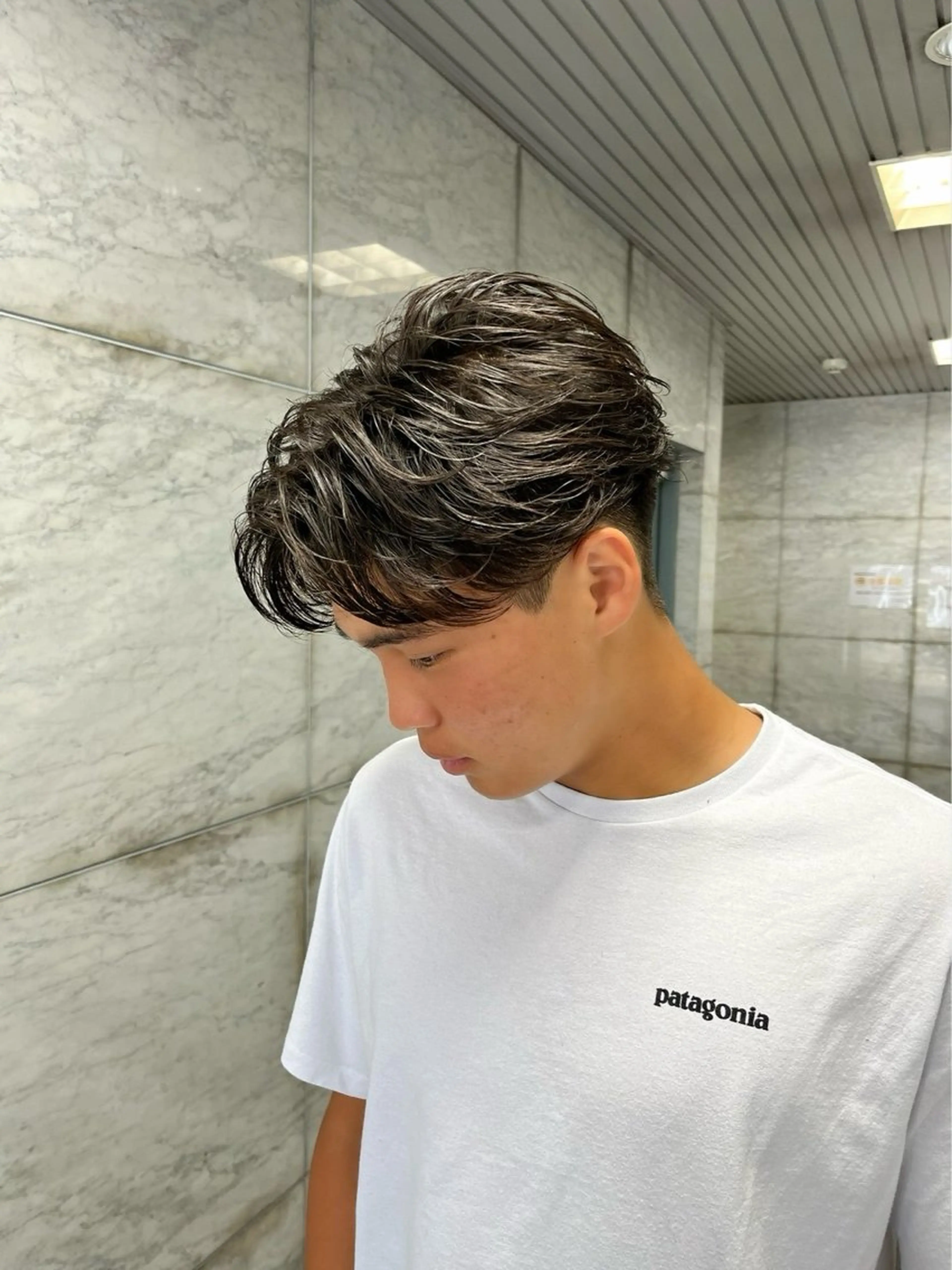 メンズ 京都駅メンズサロン マッシュのヘアスタイル