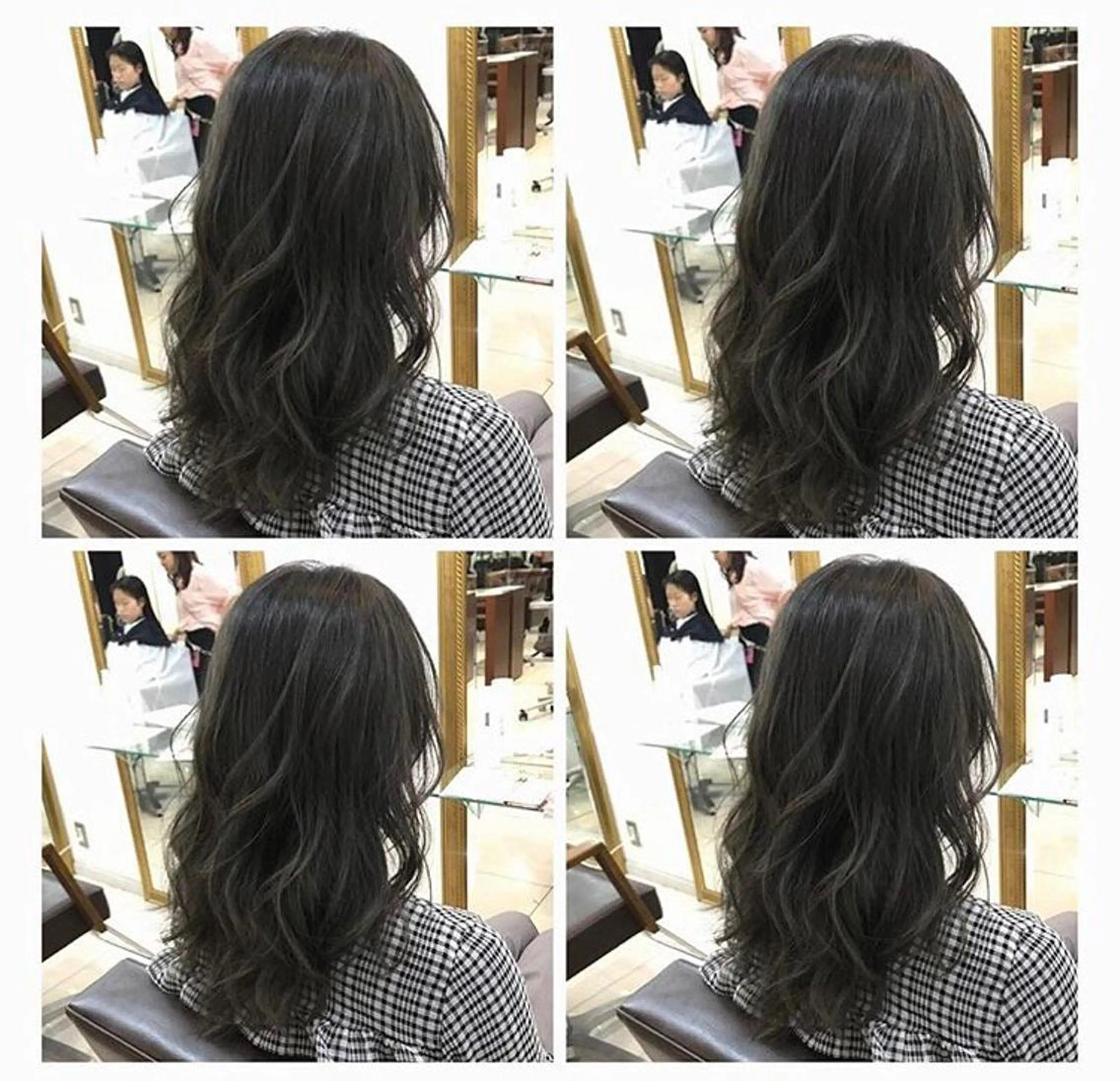 ロング カラー ネイル ナチュラル艶ヘア 🌸内田彩香のヘアスタイル