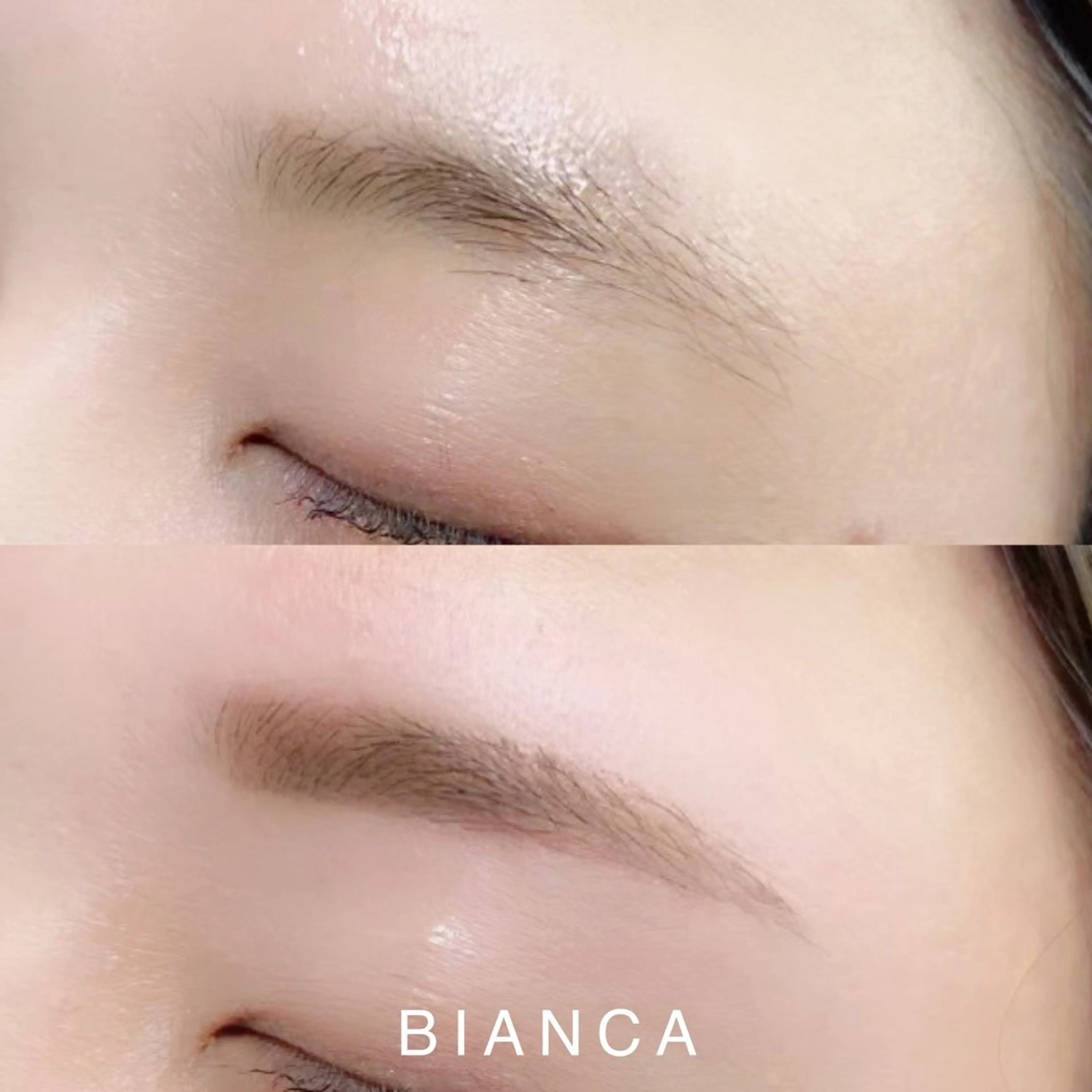 アイブロウ ワックス脱毛 眉カット Moe/韓国風/ 束感/キュート❤︎のマツエク・マツパデザイン