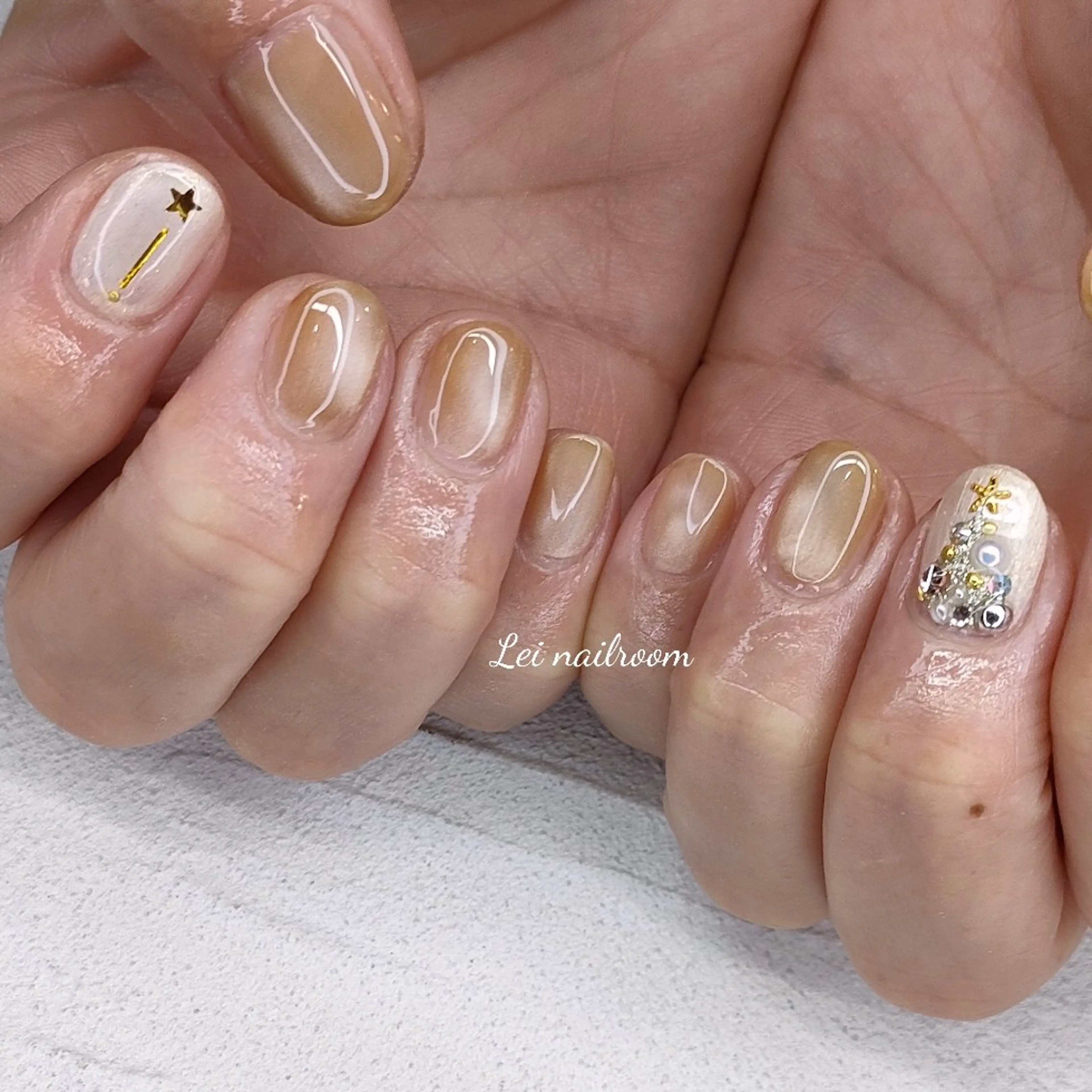ネイル マグネットネイル lei🌼 nailroomのネイルデザイン