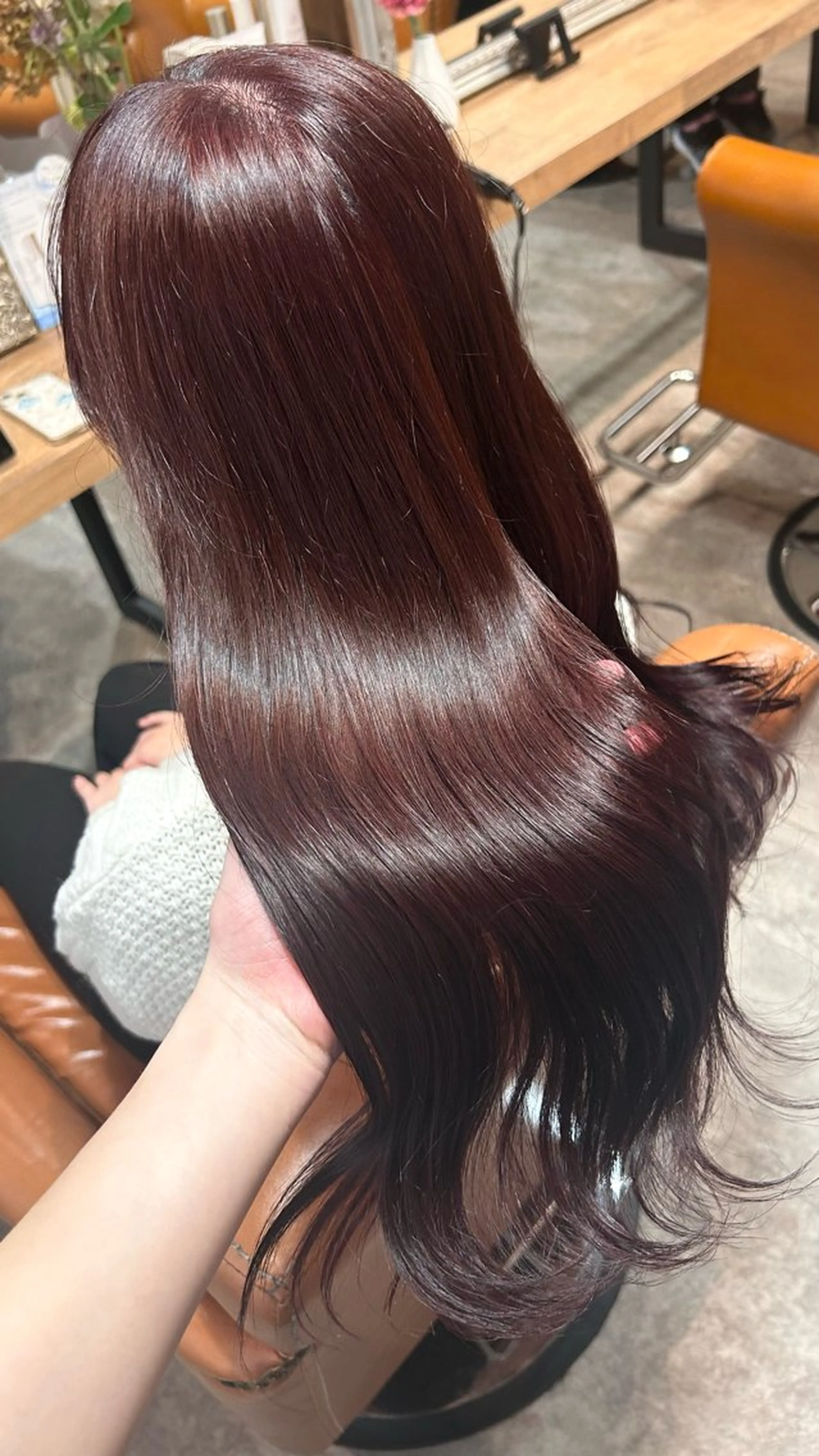 ロング カラー ブリーチ ダブルカラー ブリーチなしカラー ヘアカラー トリートメント HARE nene🐿🍡のヘアスタイル