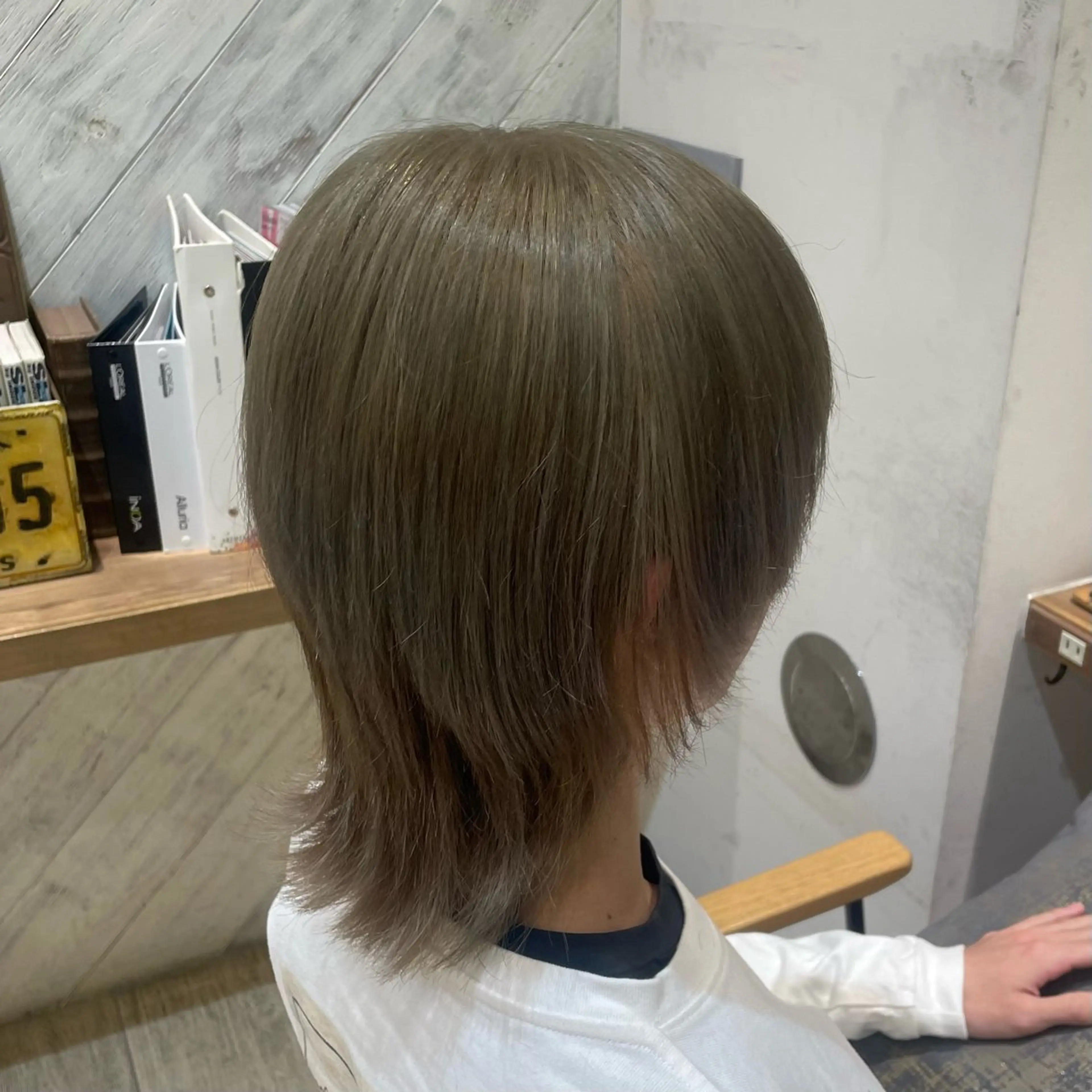 カラー メンズ メンズブリーチ ブリーチ ヘアカラー 横浜パーマ🌐メンズ 暖色カラーもえかのヘアスタイル
