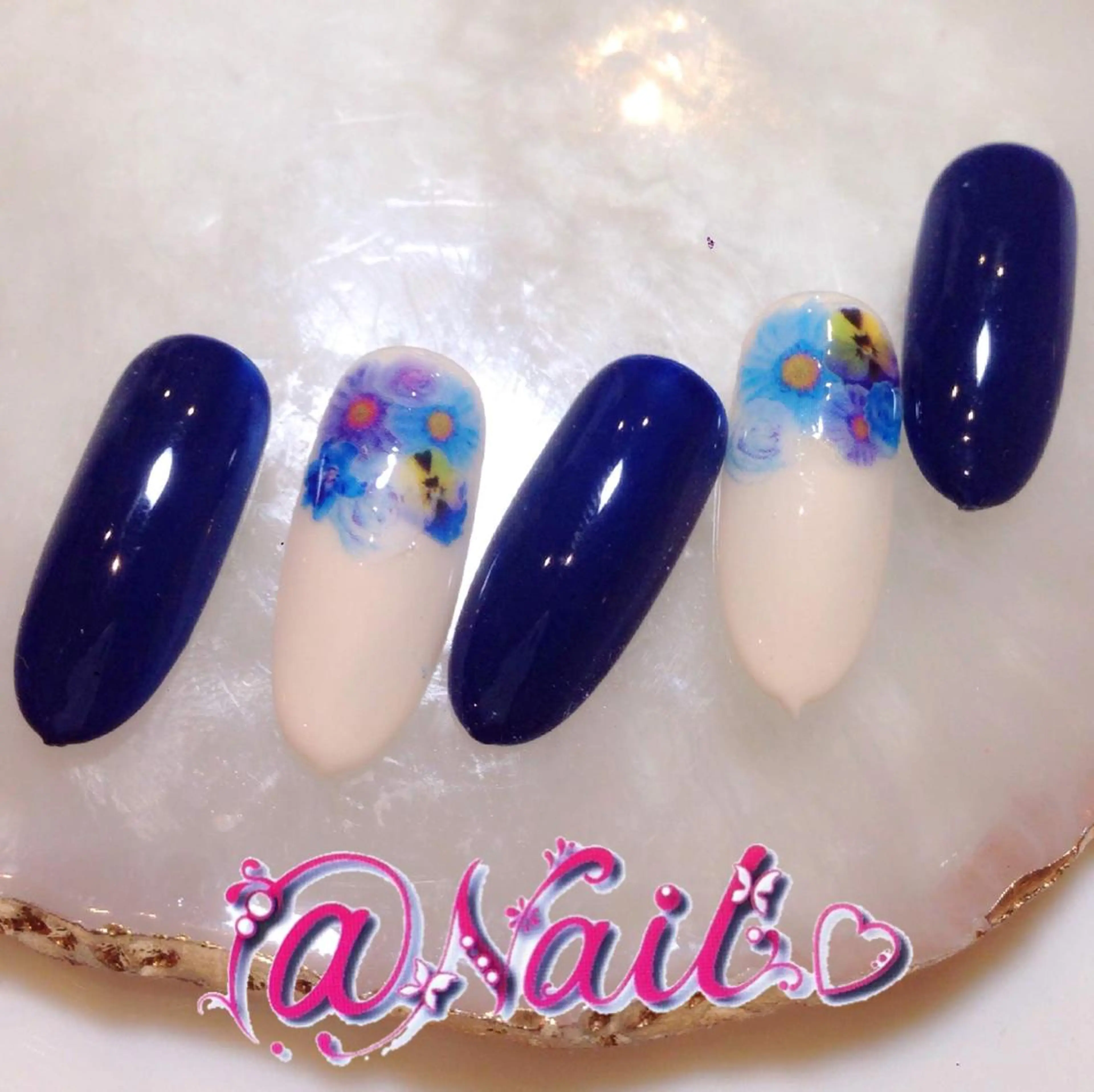 ネイル ネイルチップ 小尾 栞のネイルデザイン