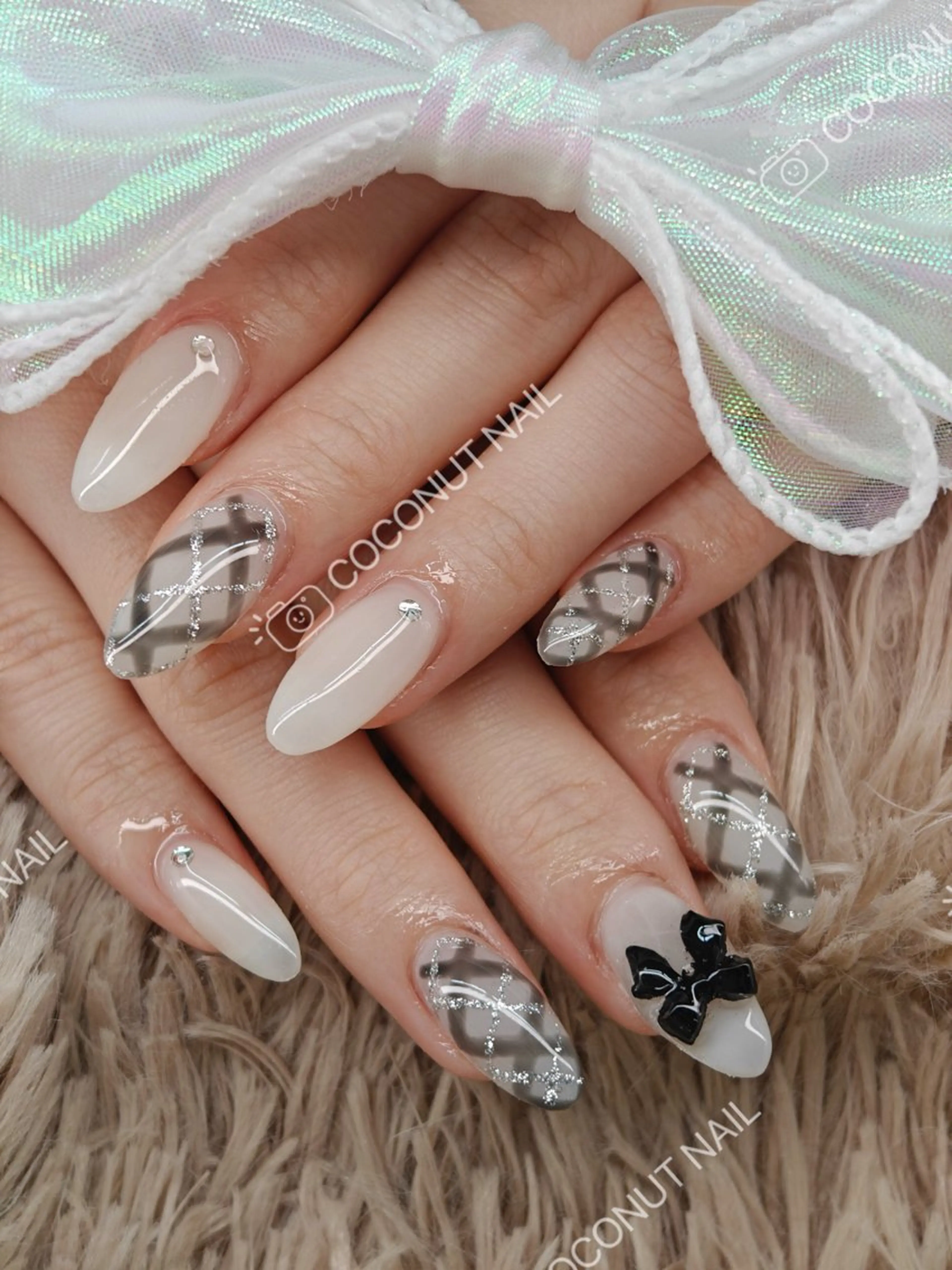 ネイル ハンドネイル 神田 ココナッツのネイルデザイン