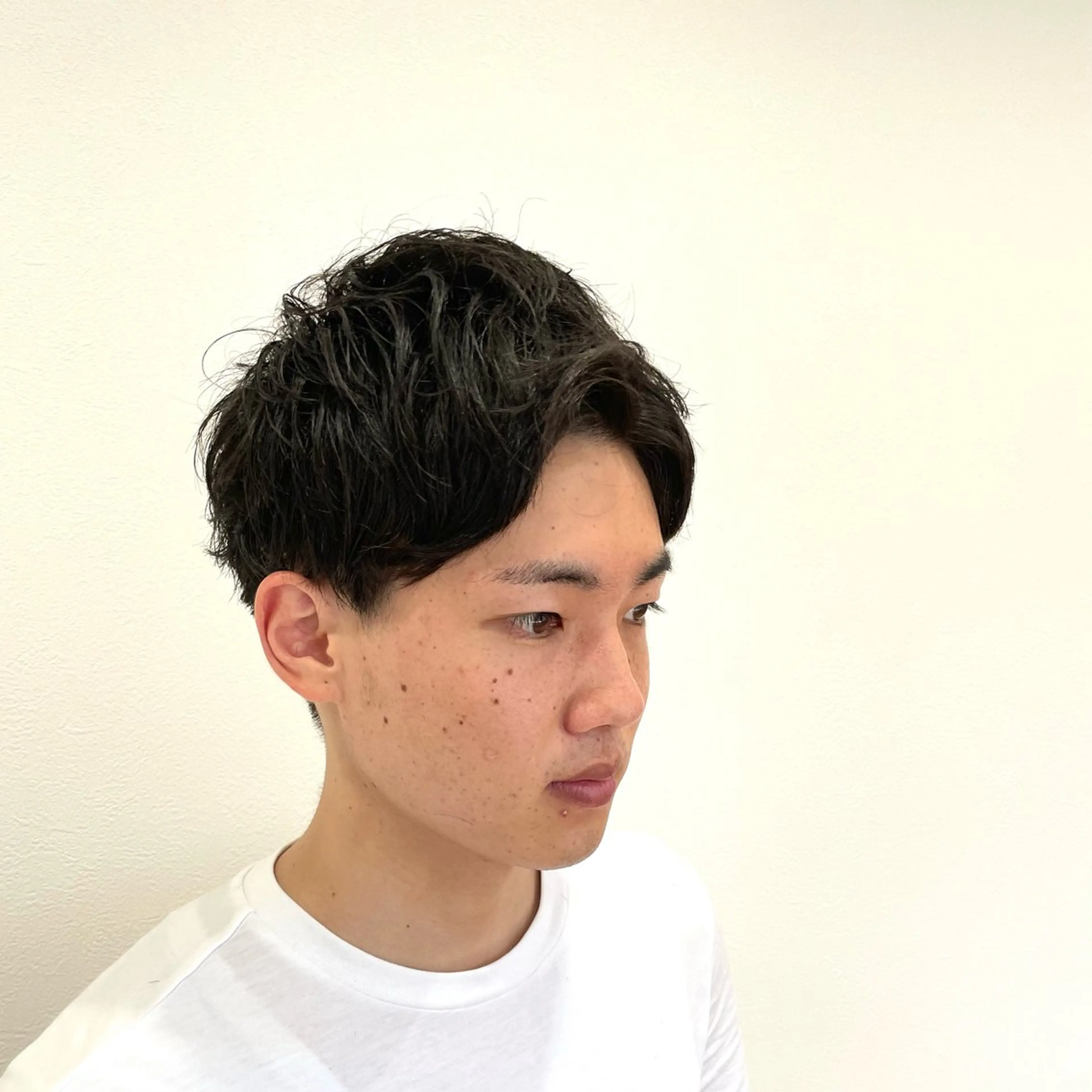 メンズ アップバング カット ヘッドスパ Aguhairponte所属・メンズ 特化・川田のヘアスタイル