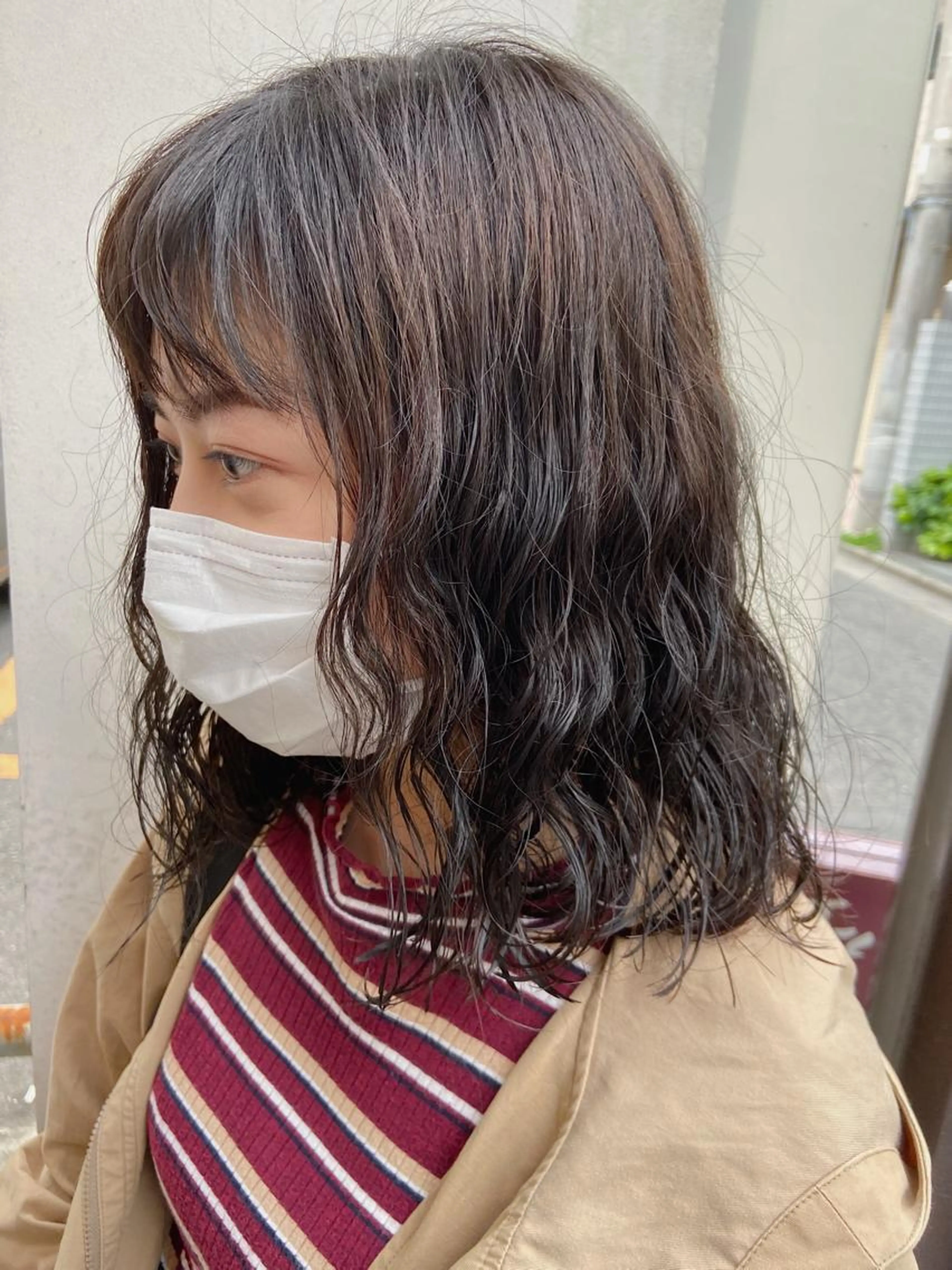 【♡コテ巻きいらず♡】カット+ゆるふわパーマ+1stepトリートメント🧴✨の写真