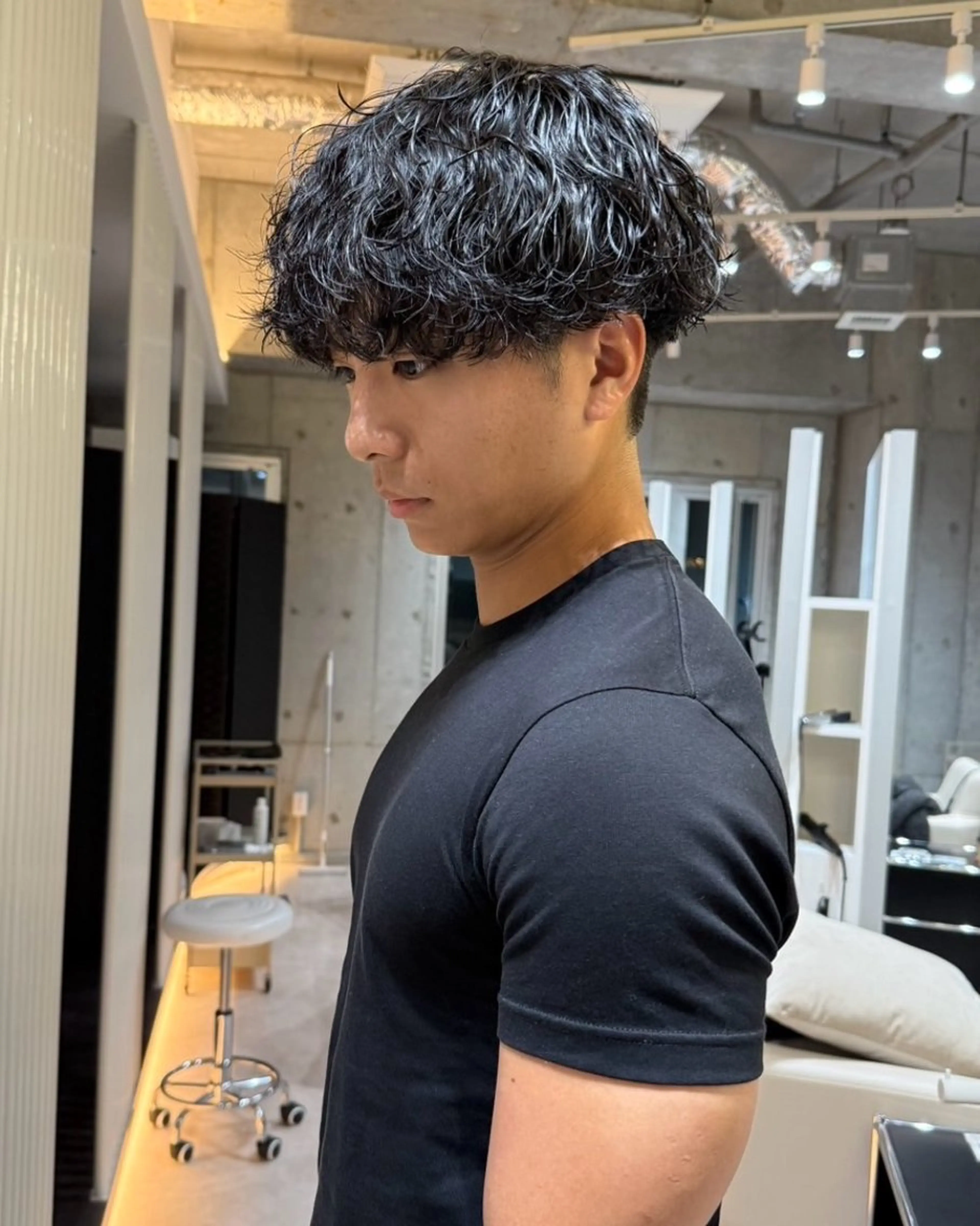 【土・日限定】メンズカット+波巻きパーマの写真