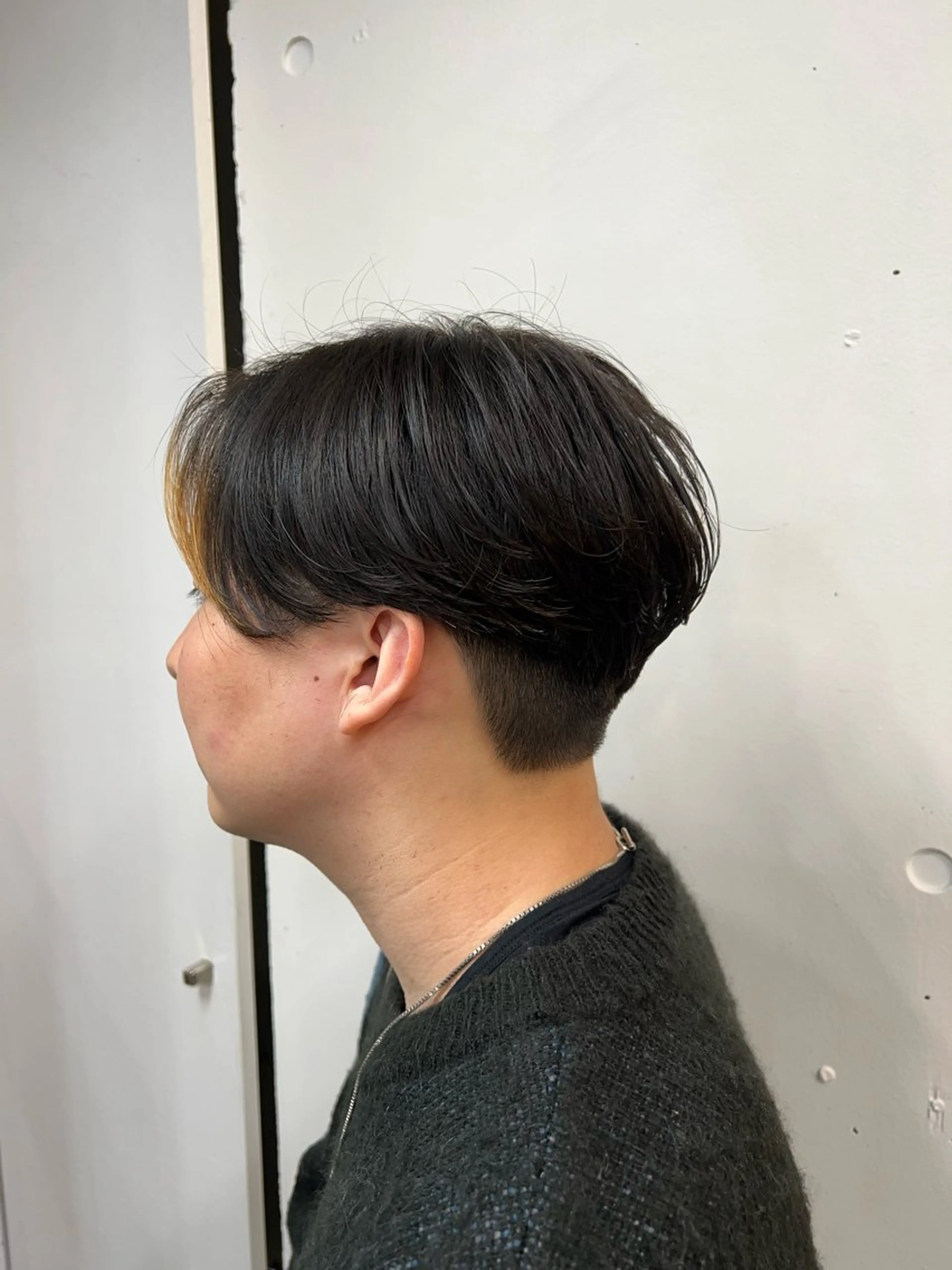 パーマ メンズ カット パーマ トリートメント 人見知りさんでも安心 奥田 里佳子のヘアスタイル