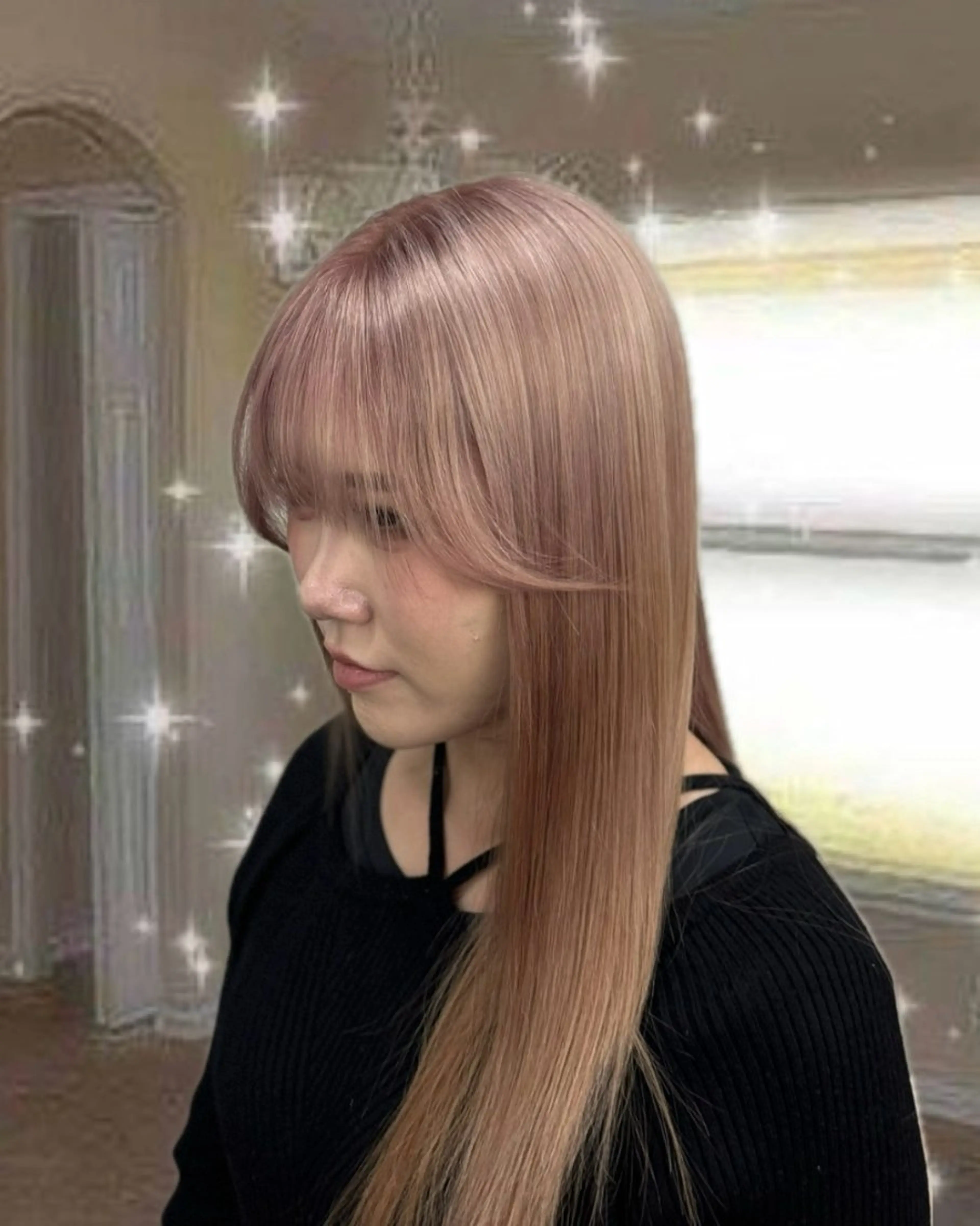 カラー ブリーチ ケアブリーチ ハイトーンカラー ⟡nalu.⟡ そうだいのヘアスタイル