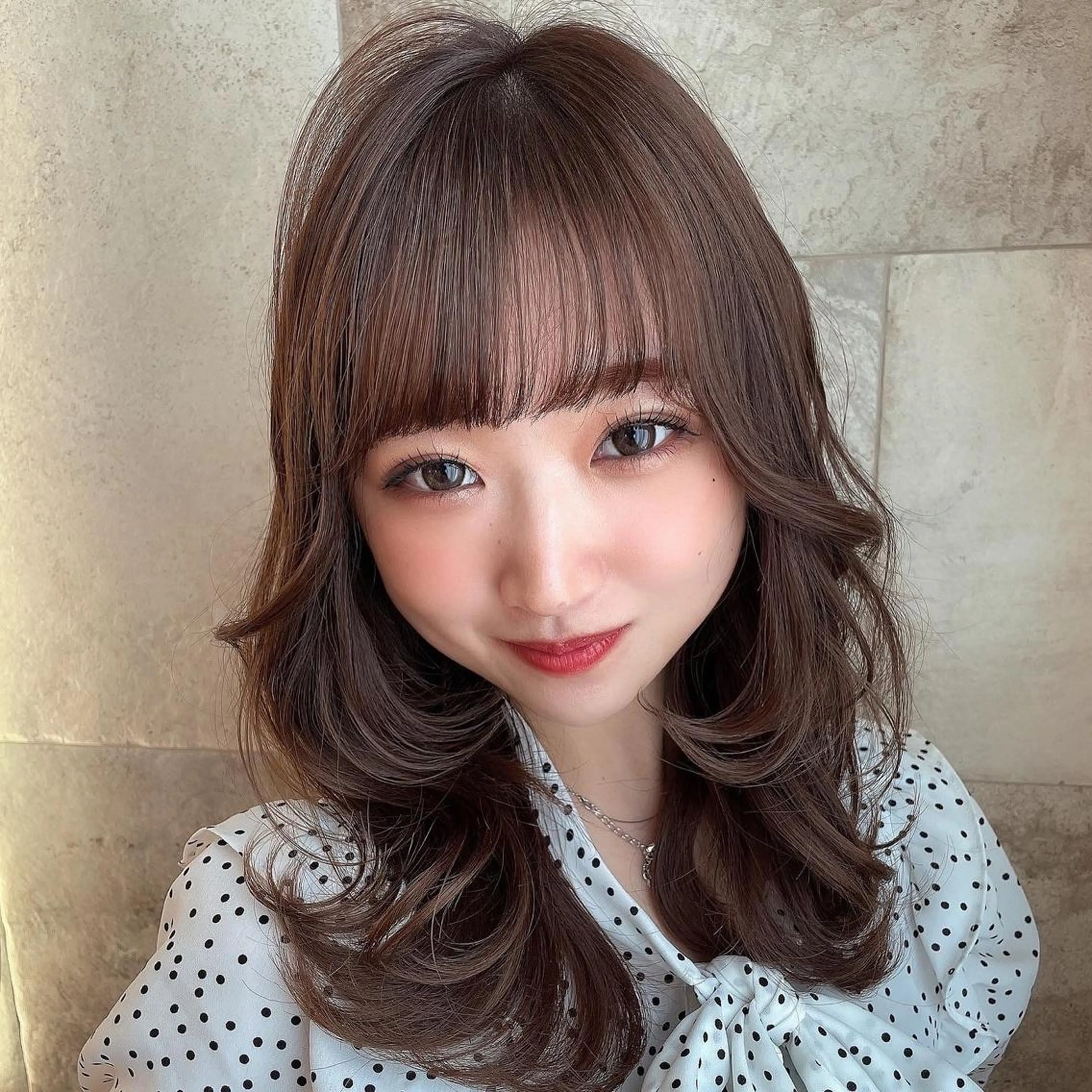 ミディアム 木屋元一/透明感 /前髪/ショートボブのヘアスタイル