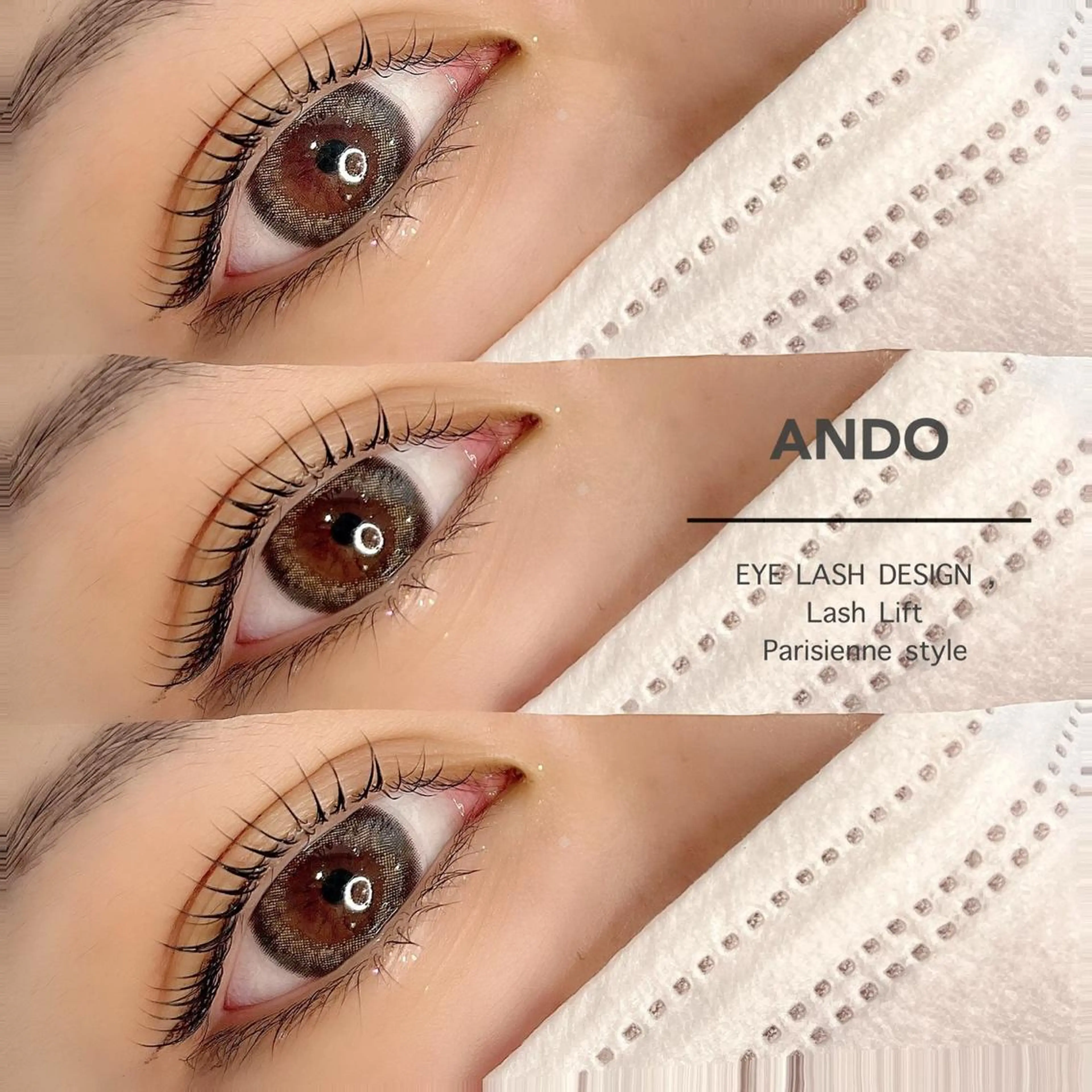 マツエク・マツパ マツパ ANDO HIKARIのマツエク・マツパデザイン