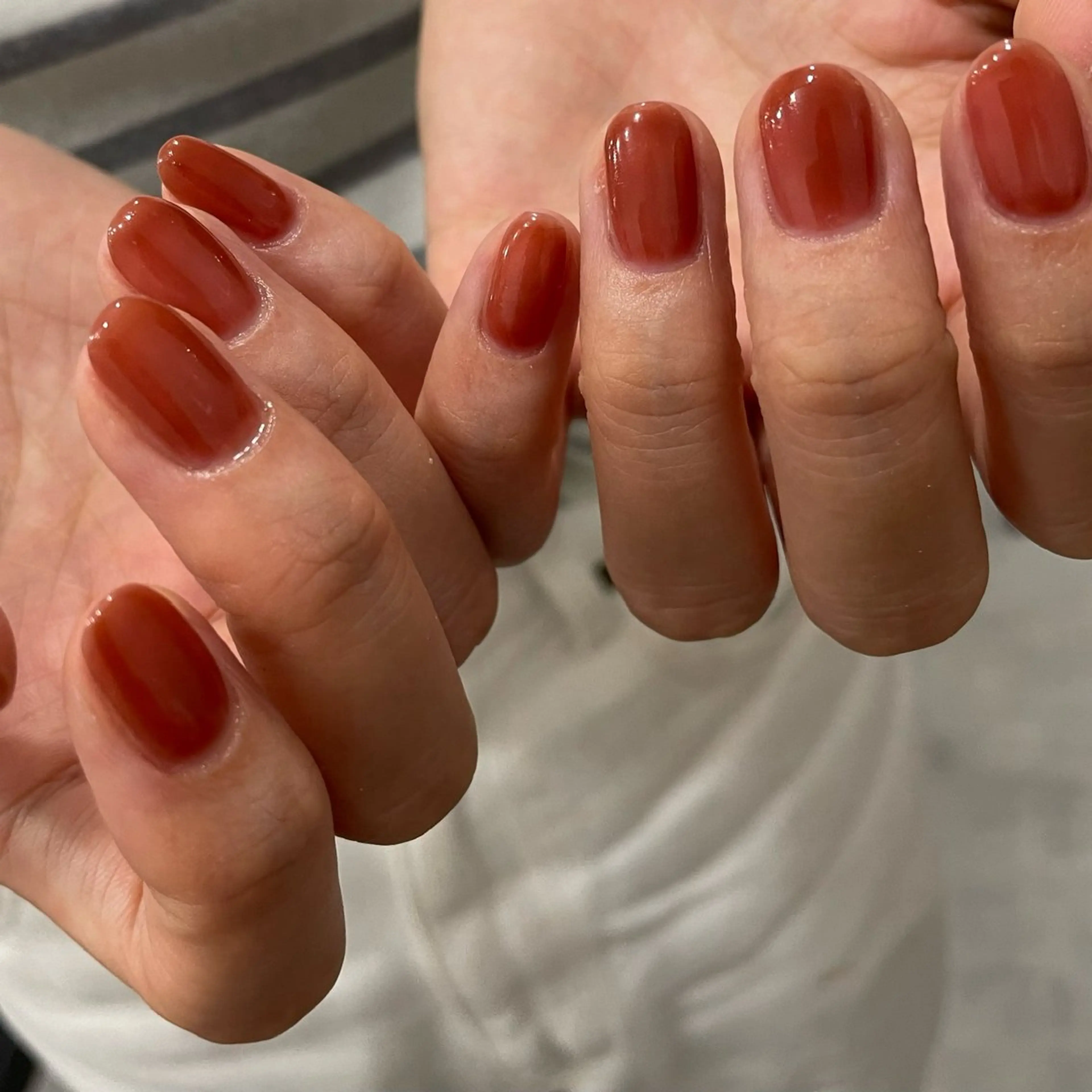 ネイル ワンカラーネイル Manon Yuiのネイルデザイン