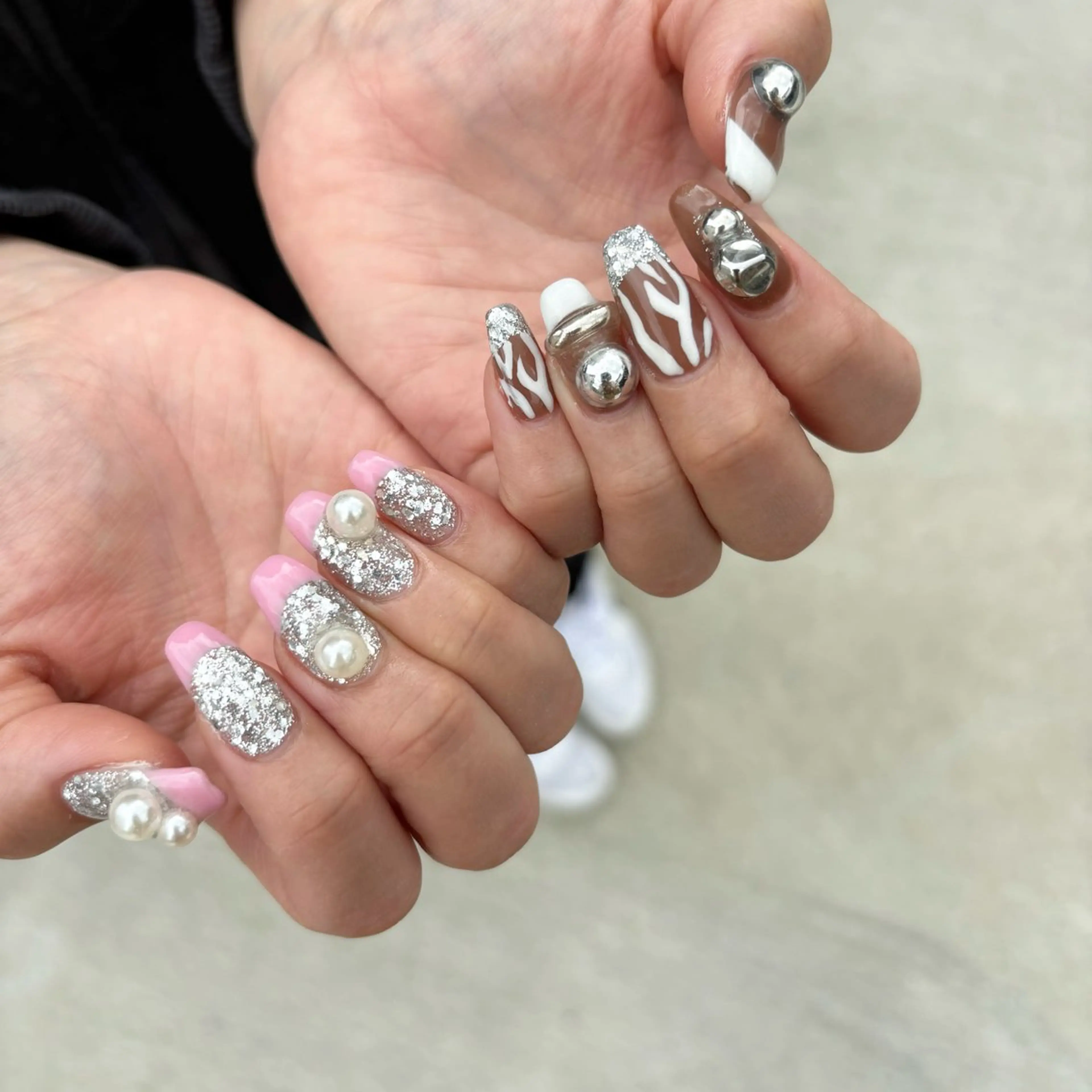 ネイル ハンドネイル Sea  nail by emaのネイルデザイン